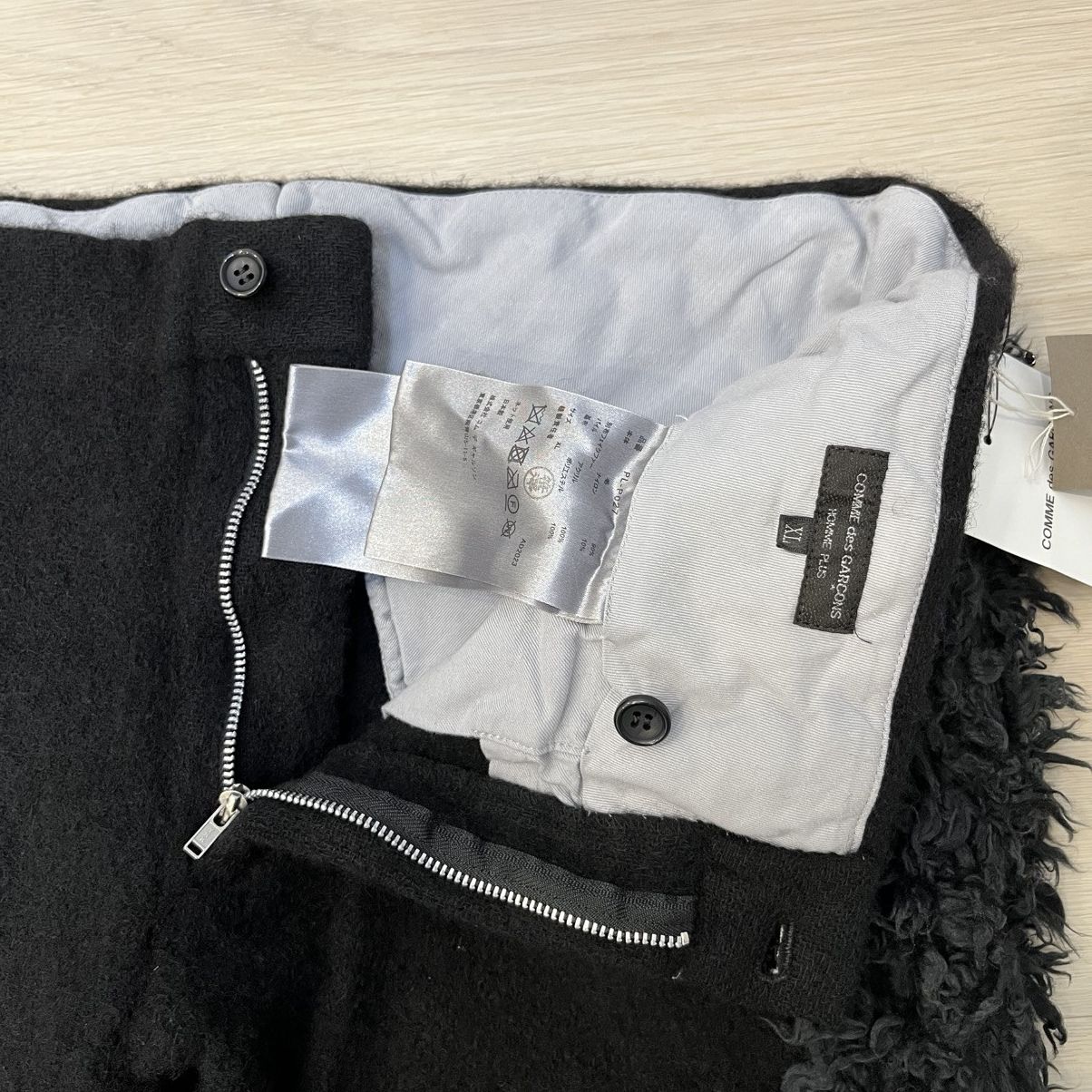 Comme des Garcons Homme Plus AW23 COMME Des Garçons Homme Plus Fur/Wool Pants Size US 34 / EU 50 - 7 Thumbnail