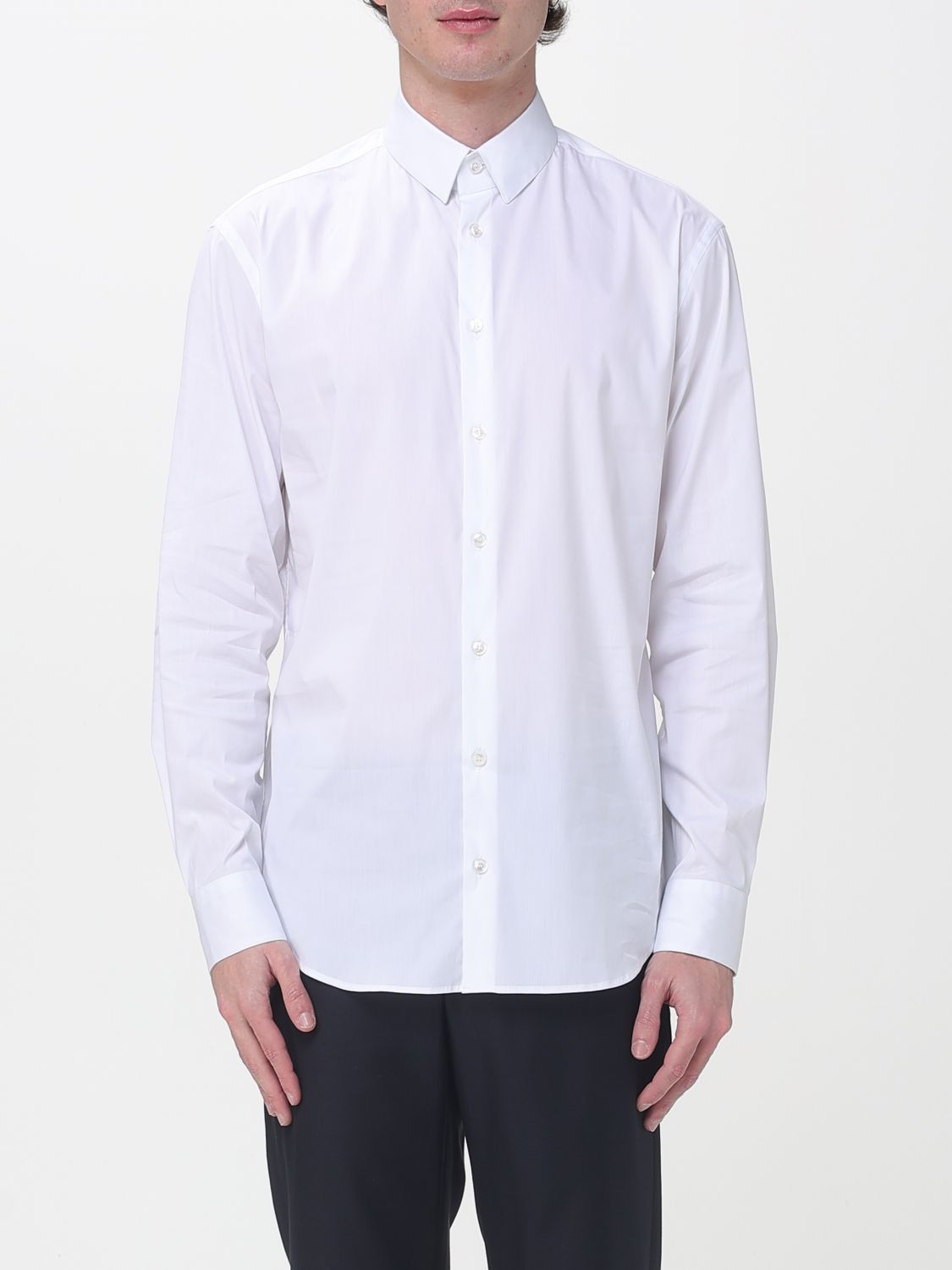 Giorgio Armani Giorgio Armani Shirt Men White Size US XS / EU 42 / 0 - 1 Thumbnail
