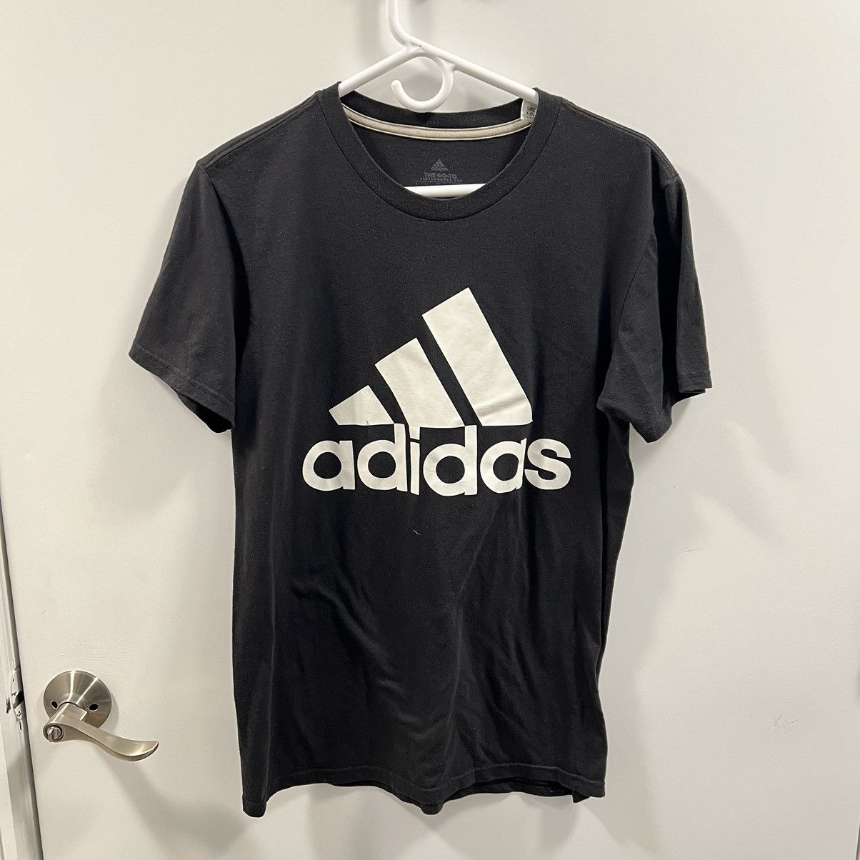 Adidas Adidas Mens Logo T-Shirt Black S Size US S / EU 44-46 / 1 - 4 Thumbnail
