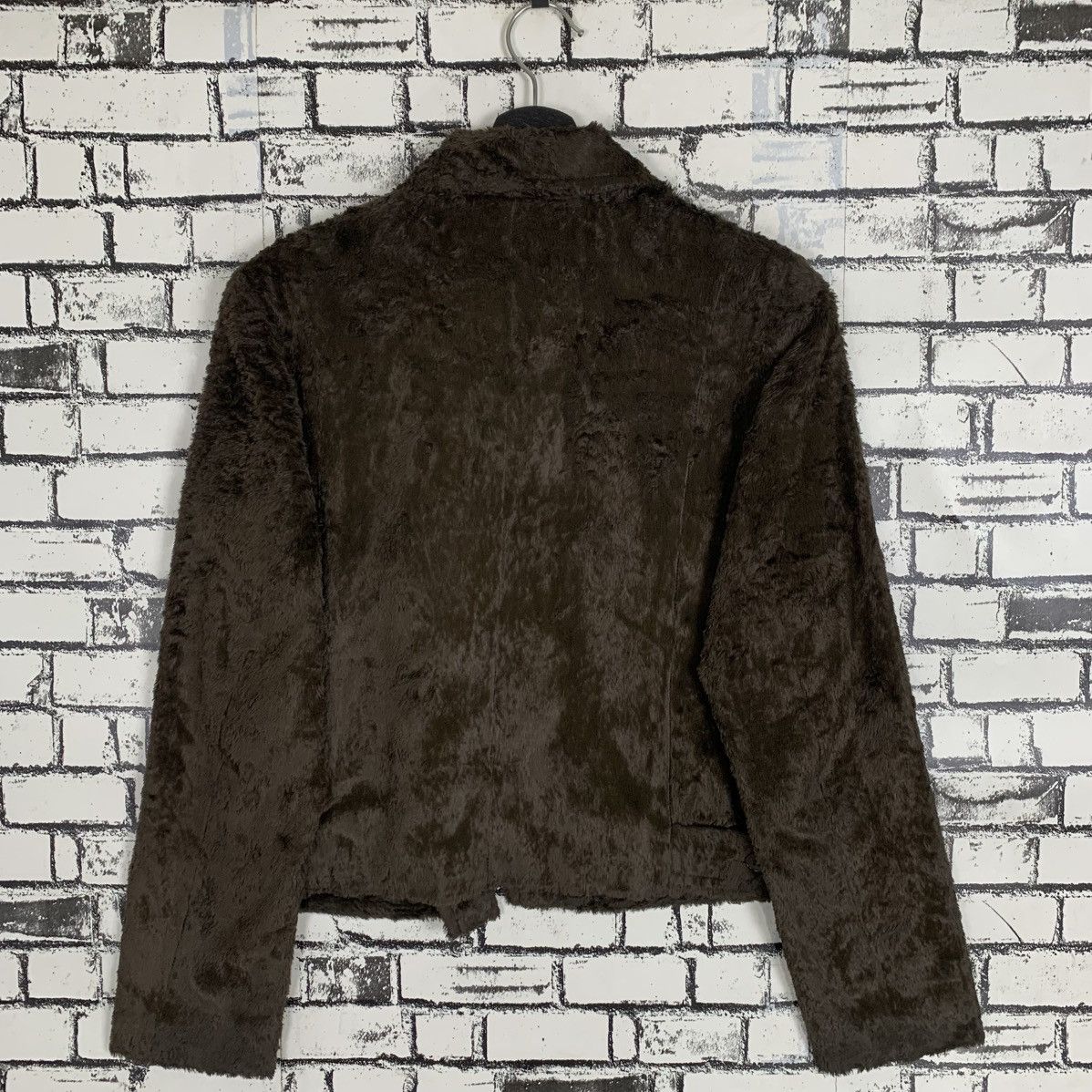 agnes b. Vintage Agnes B Furr Jacket Size XXS / US 00 / IT 34 - 7 Thumbnail