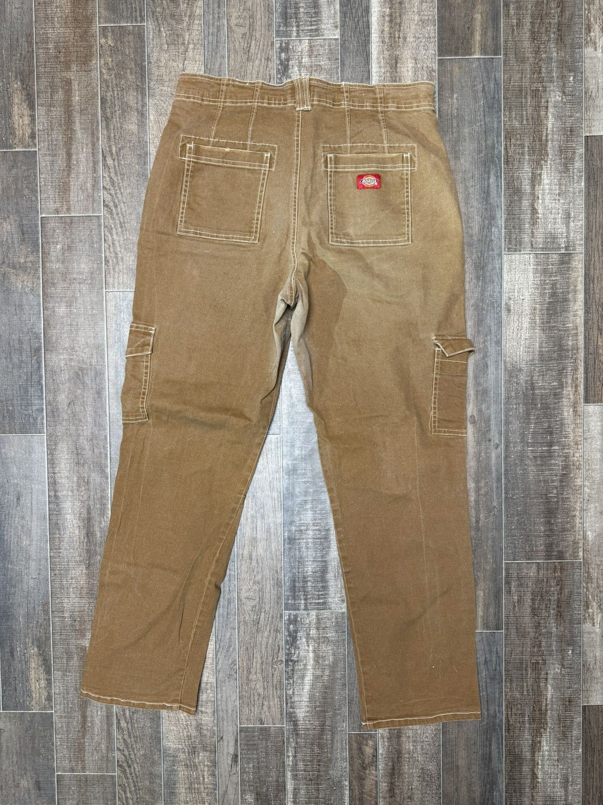 Dickies Brown Cargo Lightweight Dickies Pants Straight Fit Size US 32 / EU 48 - 5 Thumbnail