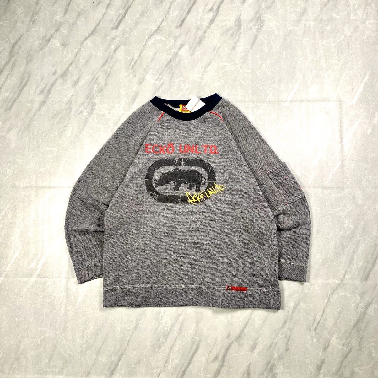 Ecko Unltd. Vintage y2k Ecko Unltd HipHop Bboy Crewneck Size US L / EU 52-54 / 3 - 1 Thumbnail