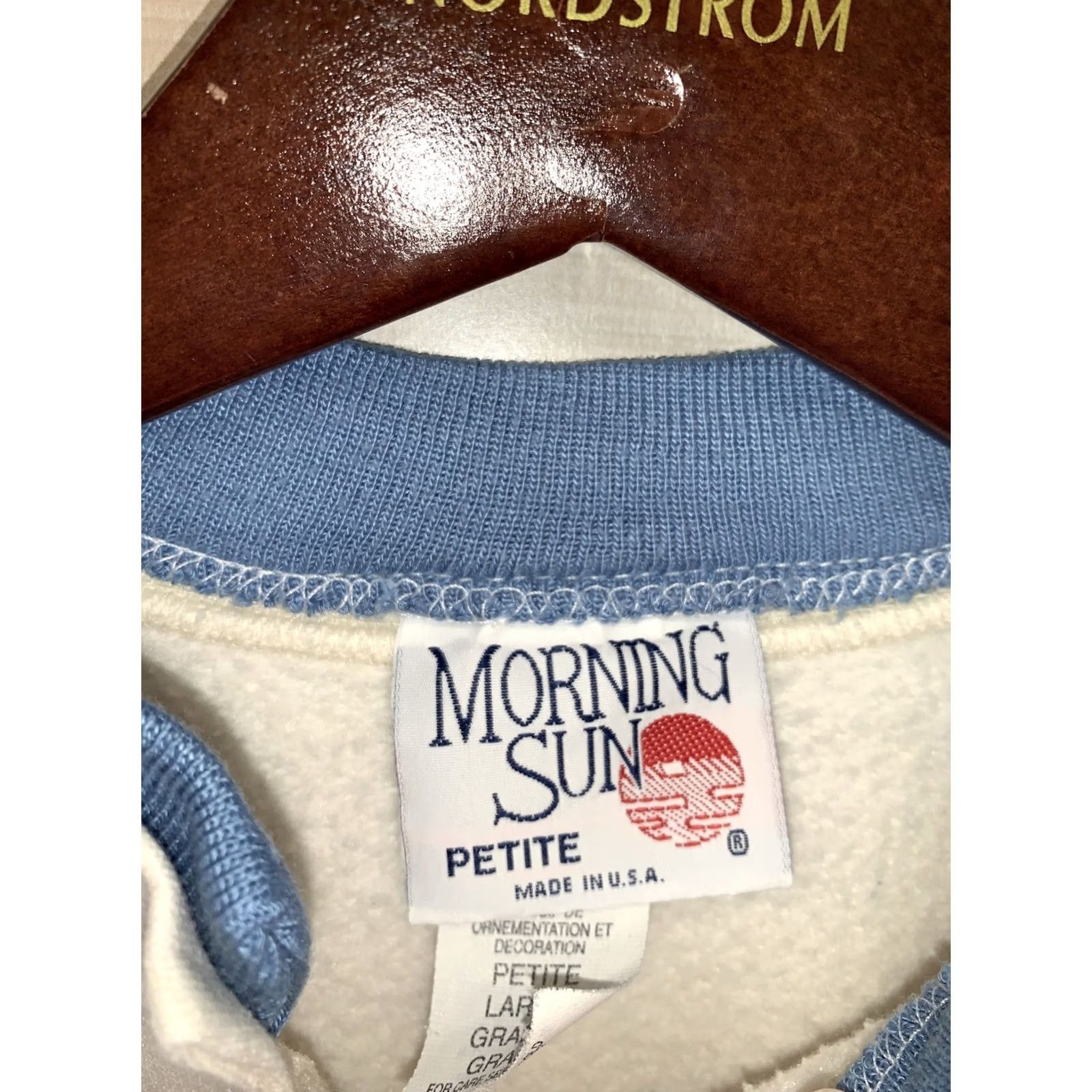 Vintage VINTAGE Morning Sun Sweatshirt Cardigan Petite Large Dandelion Daisy-6903 Ladies/Adults? Size L / US 10 / IT 46 - 3 Thumbnail