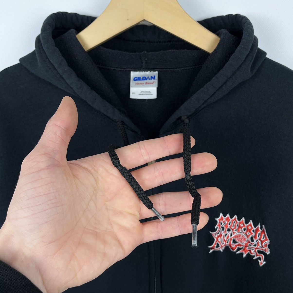 Band Tees Rare Morbid Angels Death Metal Rock Band Zip Hoodie 2003 Size US XL / EU 56 / 4 - 19 Thumbnail