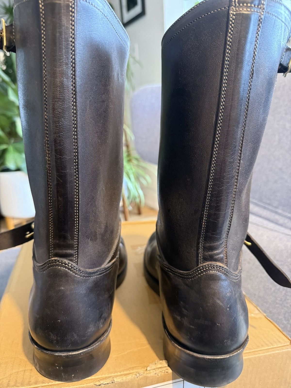 Other Leather Things Motor Japan Engineer Boots 11 (US12) Size US 12 / EU 45 - 3 Thumbnail