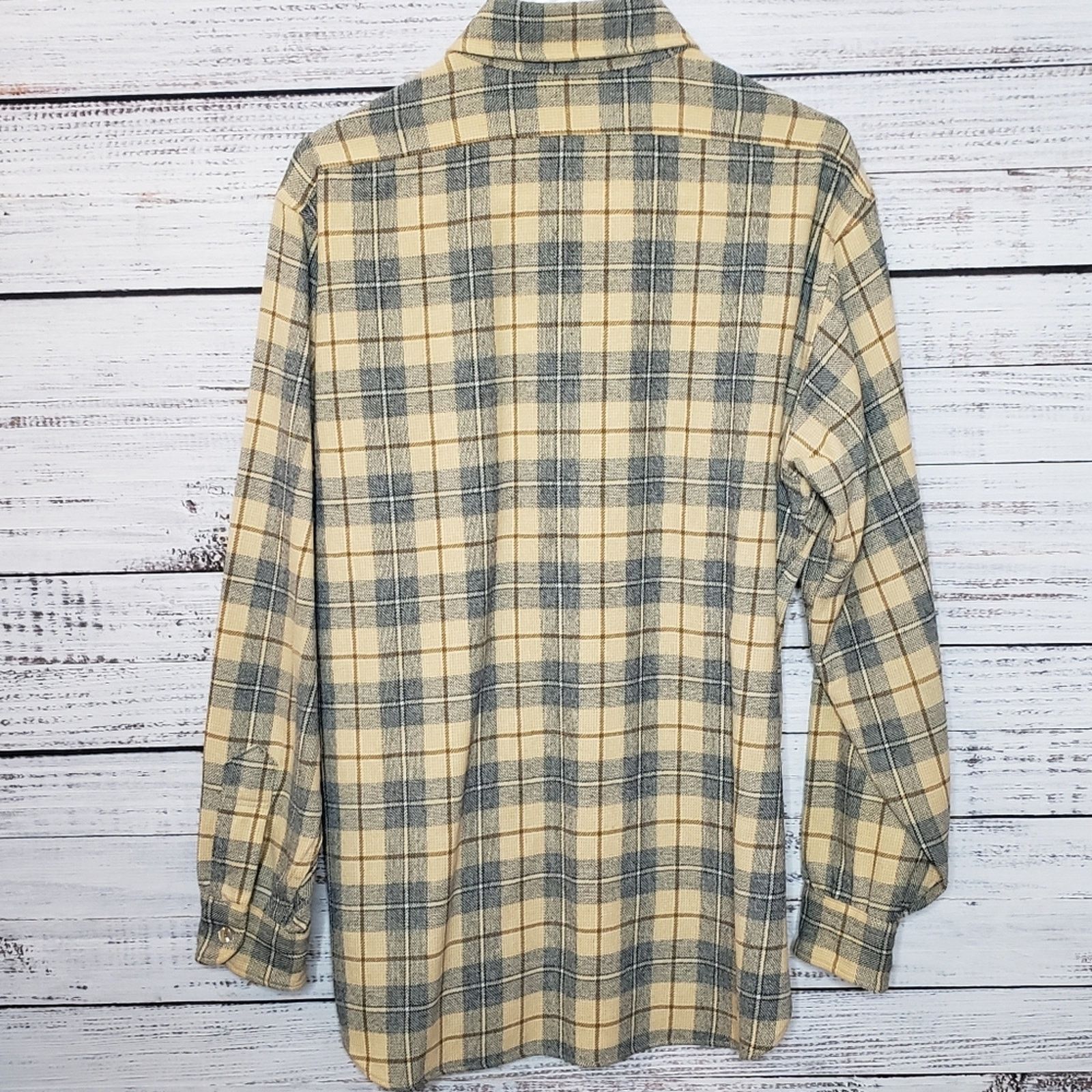 Pendleton Vintage Men's Pendleton flannel 100% Virgin Wool Sz L USA Size US L / EU 52-54 / 3 - 3 Thumbnail