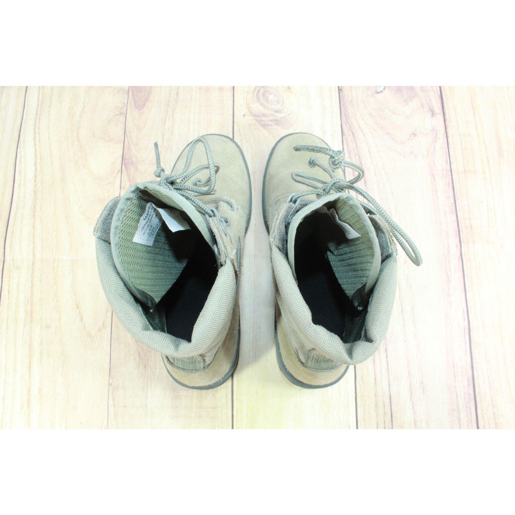 Other Sage Green Suede Military Combat Boots 5.5 W Size US 5.5 / EU 38 - 7 Thumbnail