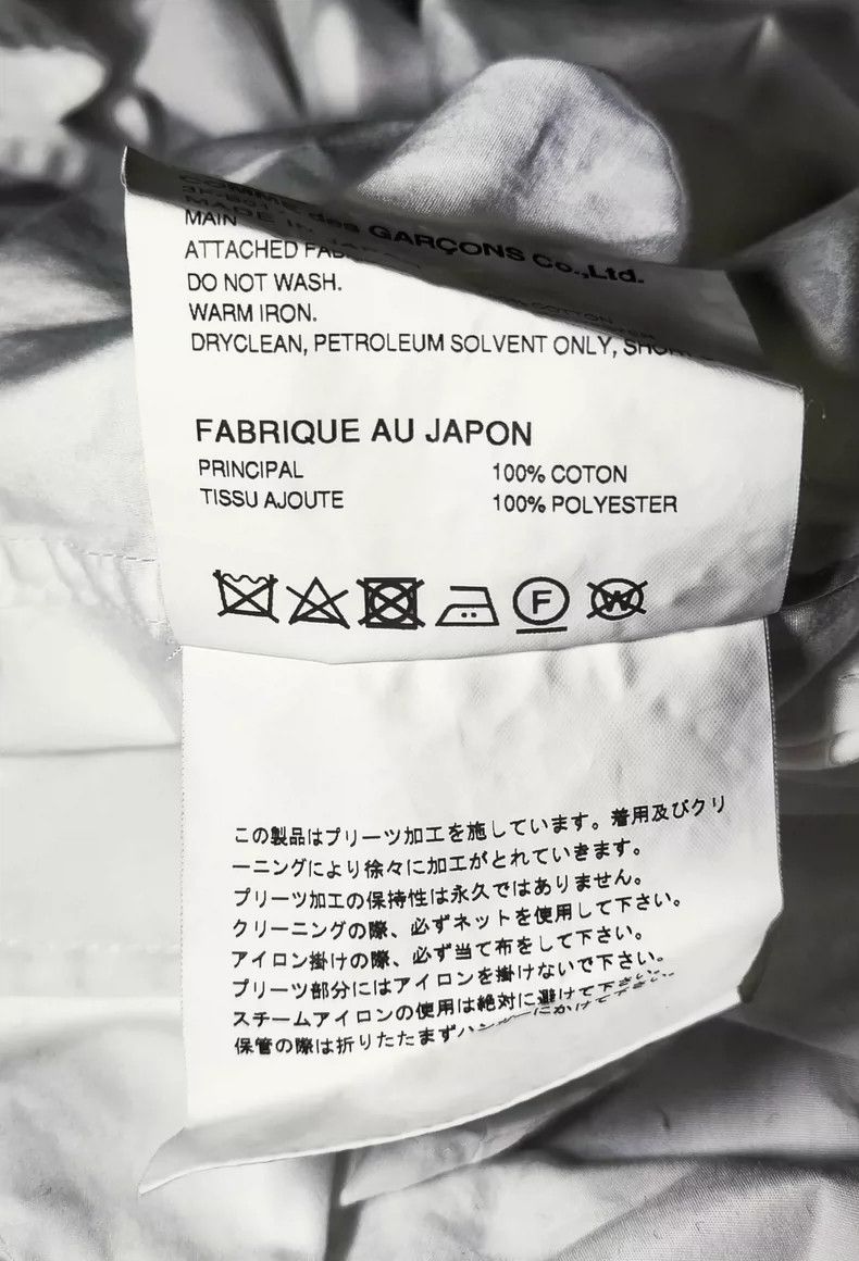 Comme des Garcons Comme Des Garcons Strap pleated shirt Size XS / US 0-2 / IT 36-38 - 5 Thumbnail
