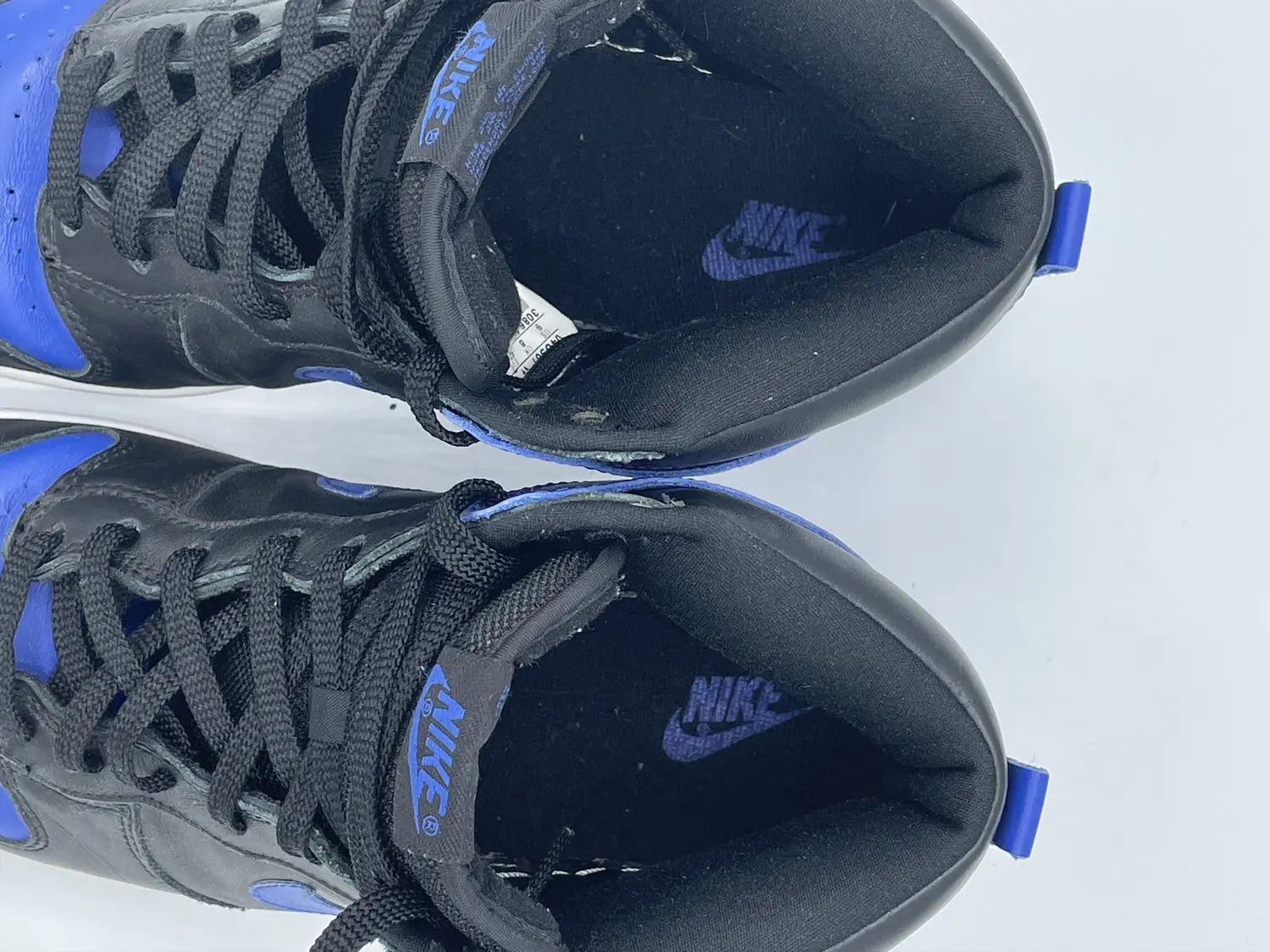 Nike 2004 Nike Dunk High Royal Blue Black Size US 9 / EU 42 - 4 Thumbnail