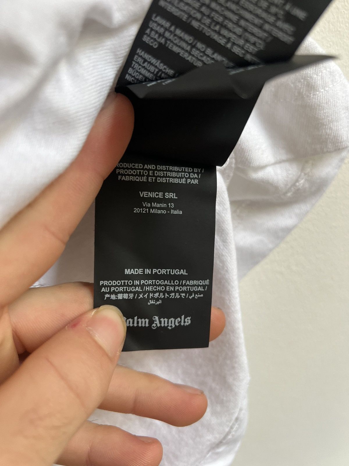 Palm Angels Palm angels Gothic Logo TEE Size US L / EU 52-54 / 3 - 9 Thumbnail