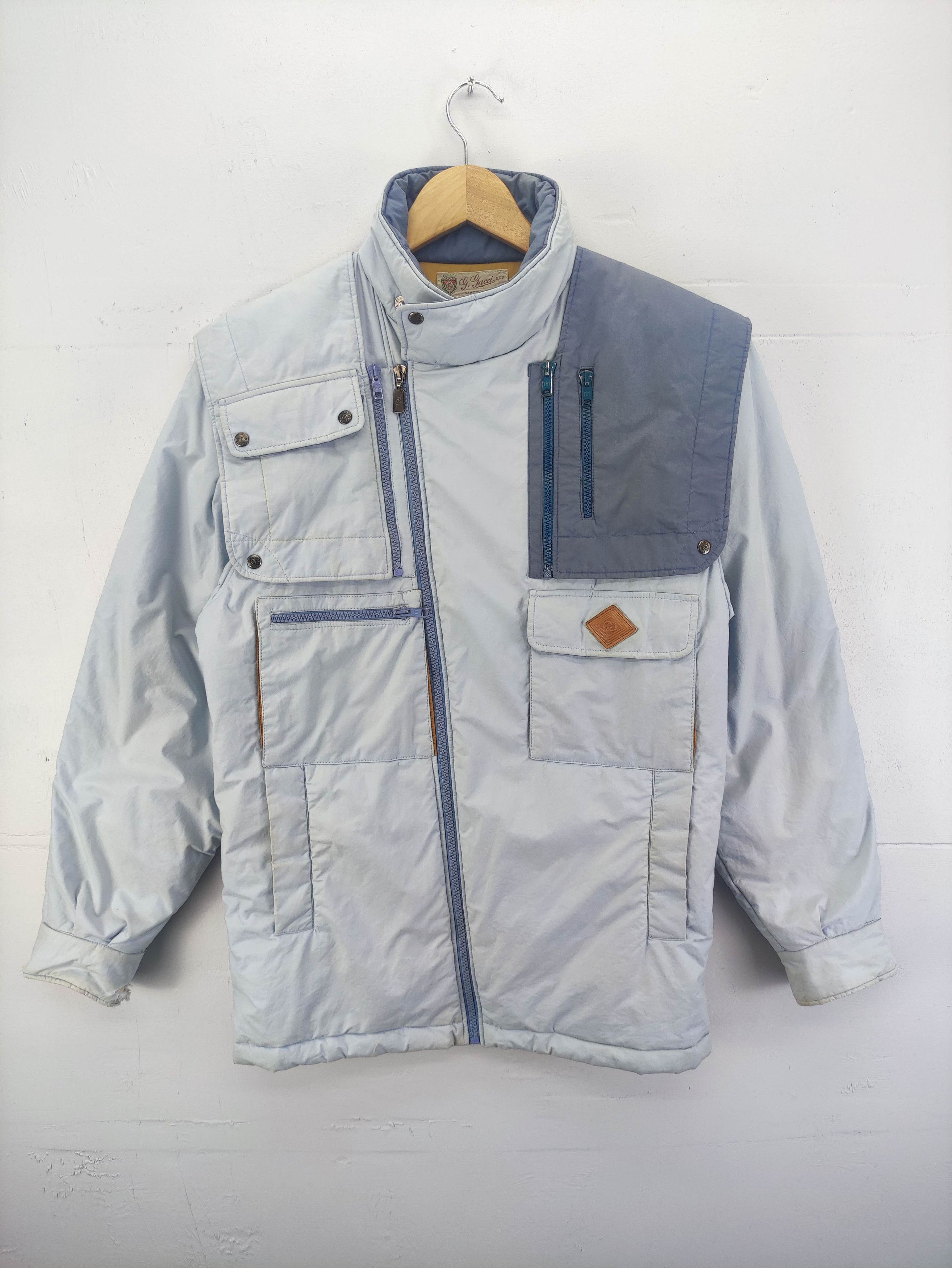 Gucci Vintage 70s Gucci Distressed Jacket Zipper Size US M / EU 48-50 / 2 - 1 Thumbnail