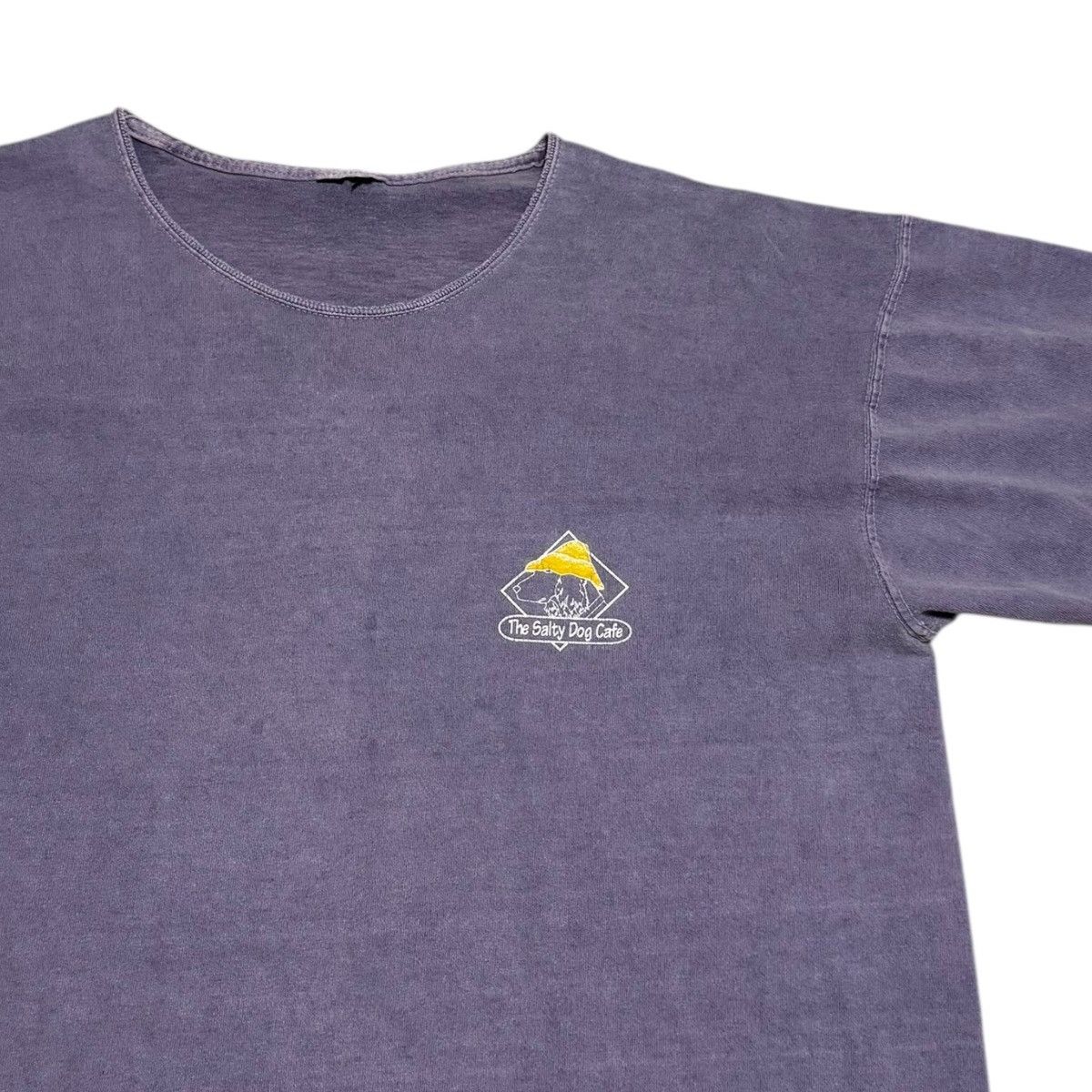 Vintage The Salty Dog Cafe Light Purple Shirt Men's XL NO NECK Size US XL / EU 56 / 4 - 4 Thumbnail