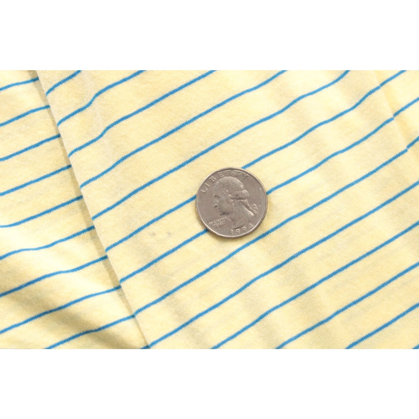 Peter Millar VINTAGE Peter Millar Polo Shirt Mens L Yellow Blue Stripes Hummingbird Logo Golfer Size US L / EU 52-54 / 3 - 2 Thumbnail