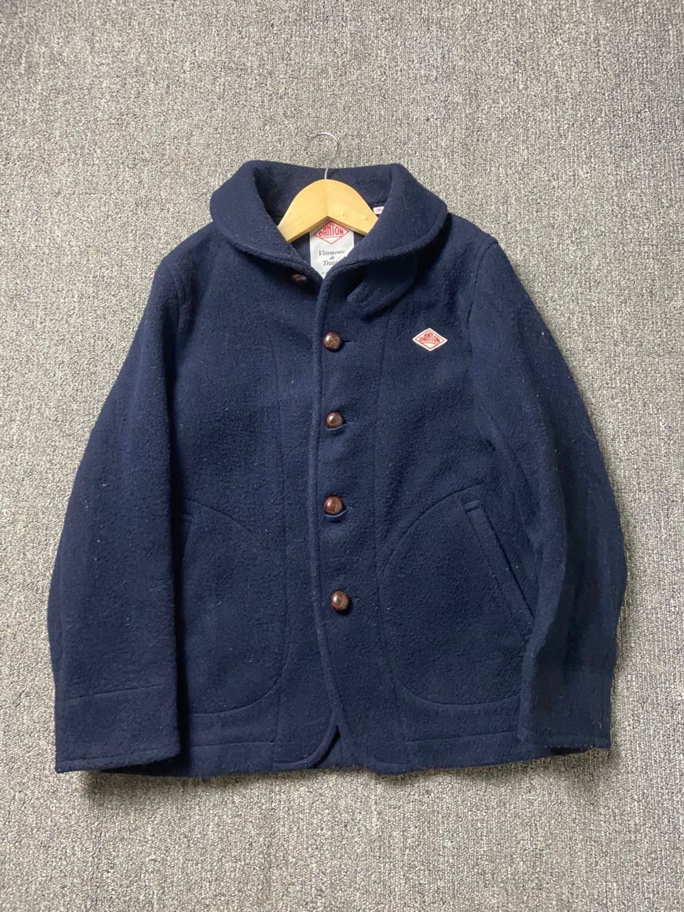 Danton Danton Wool Jacket with Round Collar (198) Size US XXS / EU 40 - 1 Thumbnail