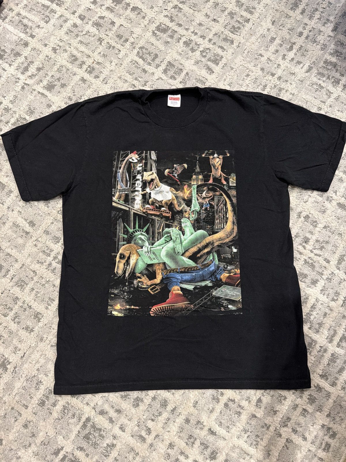 Supreme Supreme T-Rex Tee Size US L / EU 52-54 / 3 - 1 Thumbnail