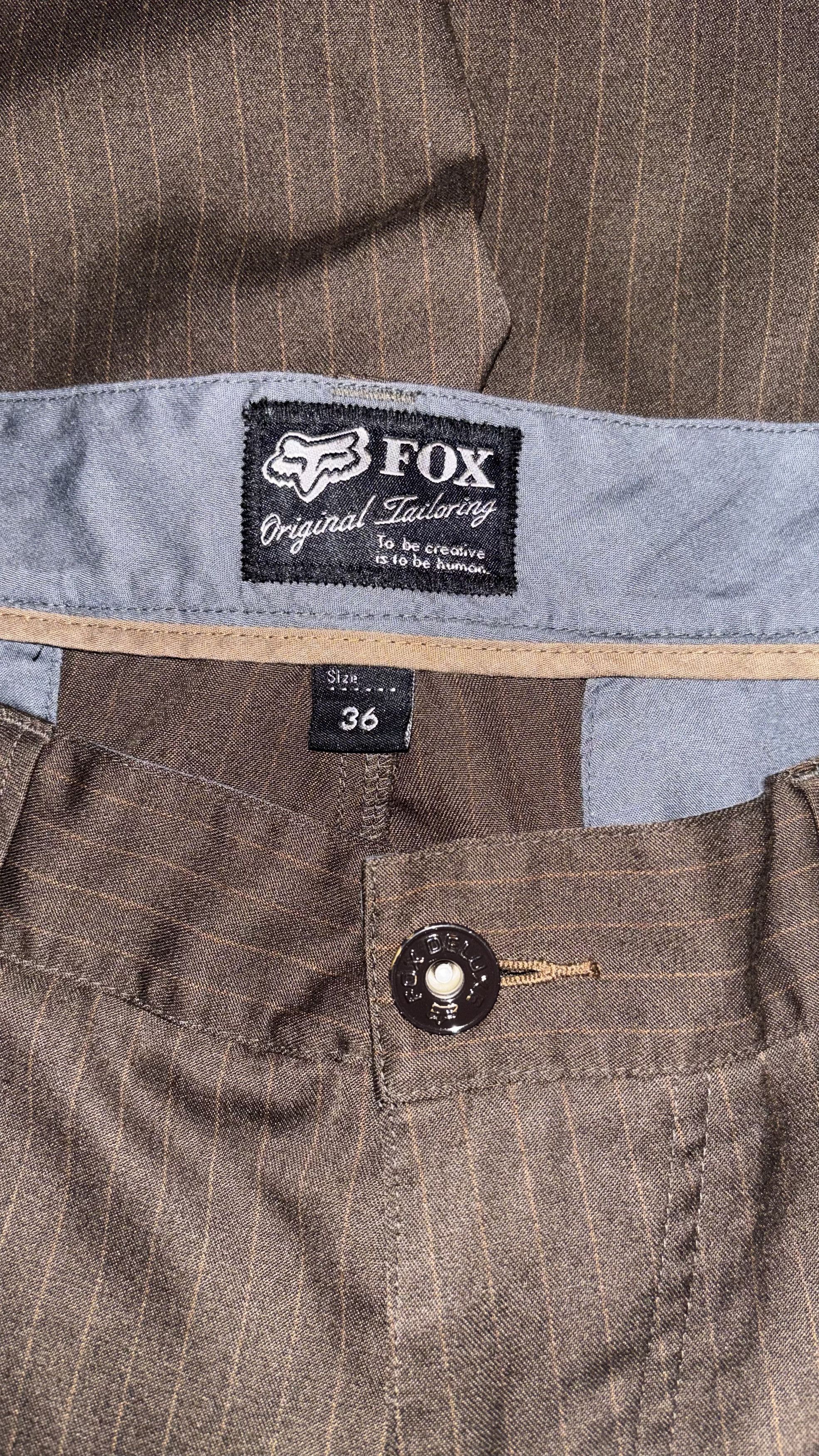 Fox Racing Vintage Fox Racing pinstripe cargo shorts Size US 36 / EU 52 - 3 Thumbnail
