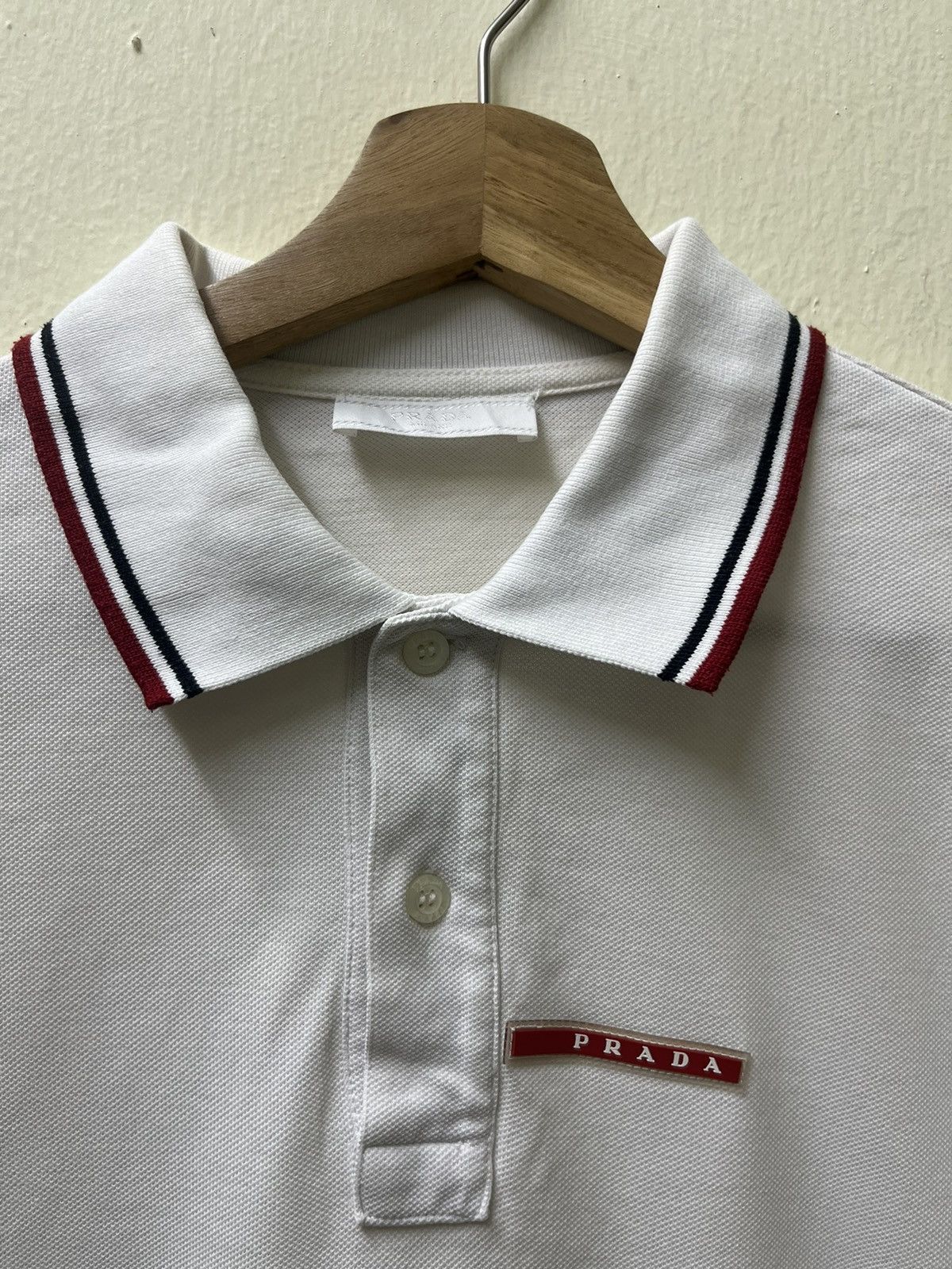 Prada Prada Polo Tee Ringer Size US M / EU 48-50 / 2 - 2 Thumbnail