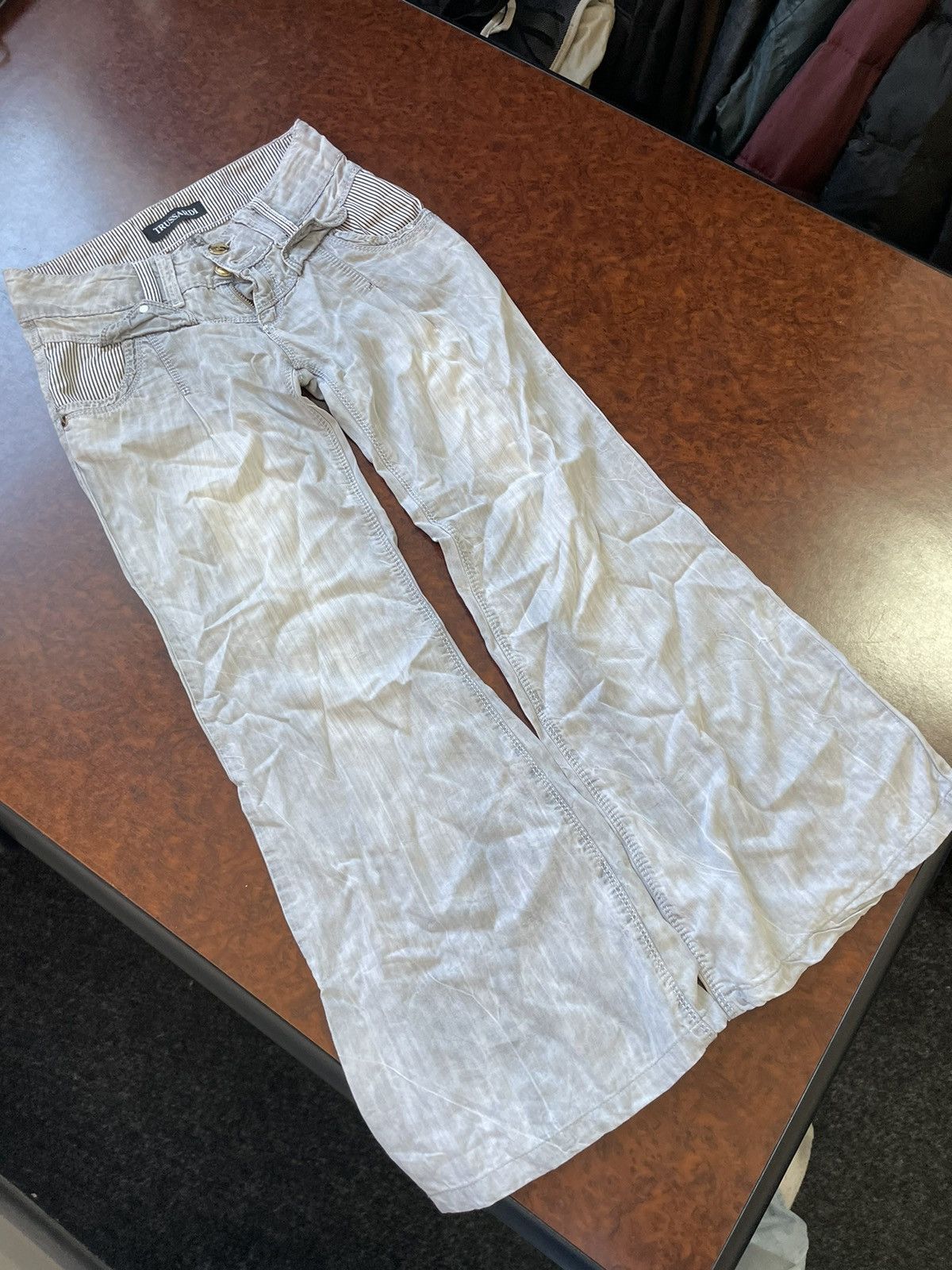 If Six Was Nine × Trussardi Trussardi printed vintage pants womens joggers Size 26" / US 2 / IT 38 - 1 Thumbnail