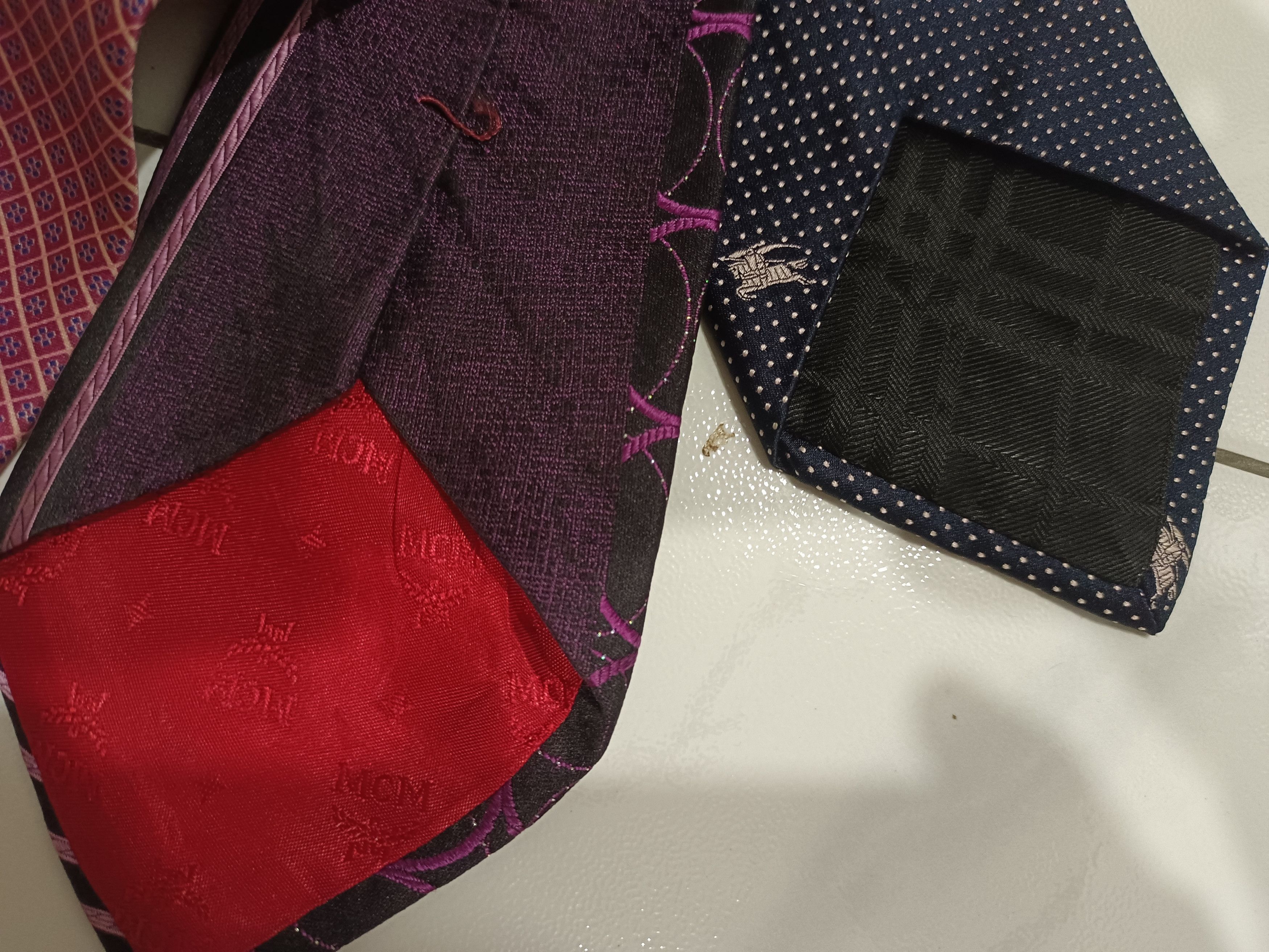 MCM Bundle of 5 Silk Ties: Burberry, Paul Smith, MCM, Renoma Size ONE SIZE - 6 Thumbnail