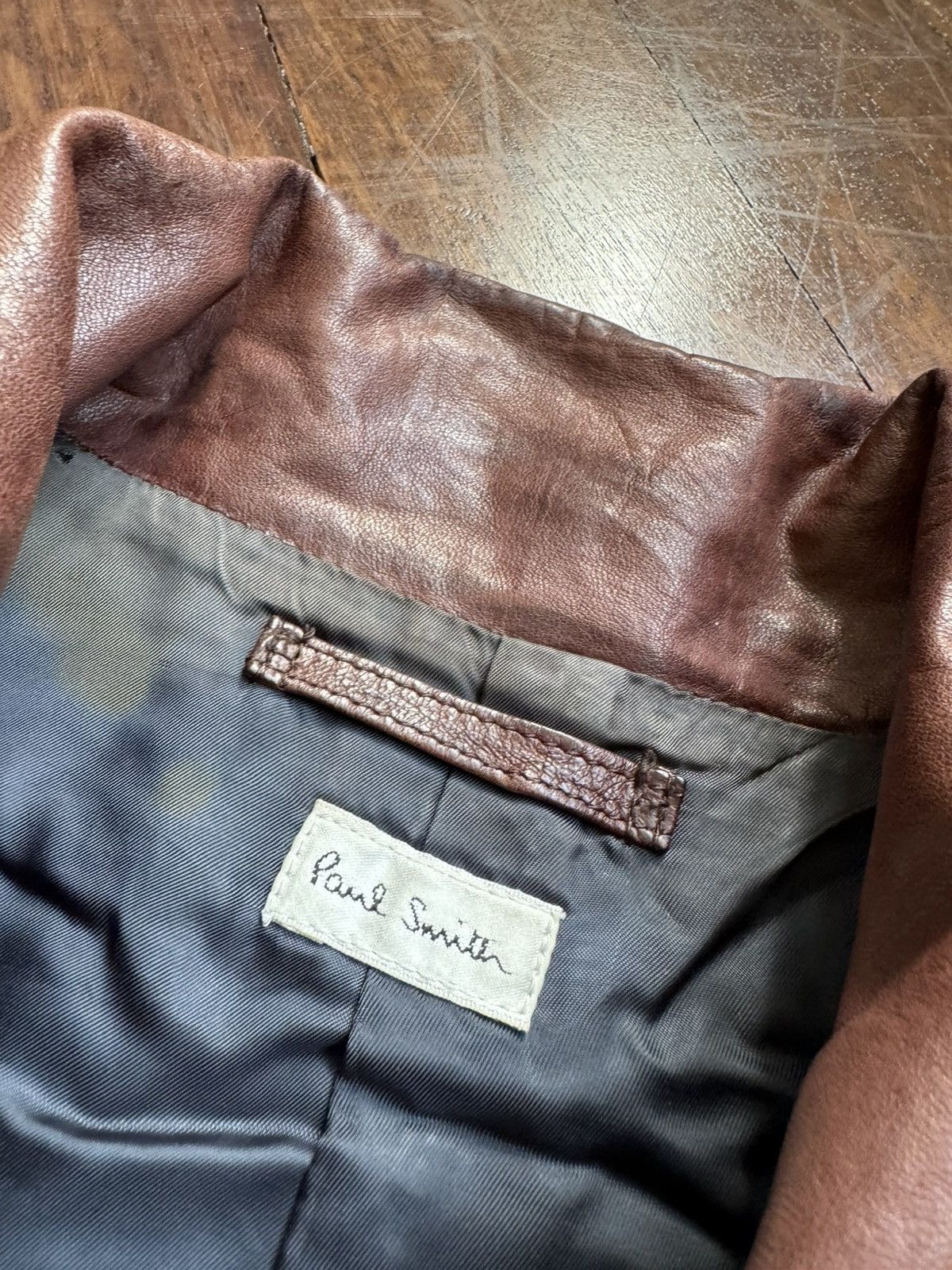Paul Smith PAUL SMITH SHEEPSKIN LEATHER JACKET Size US M / EU 48-50 / 2 - 6 Thumbnail