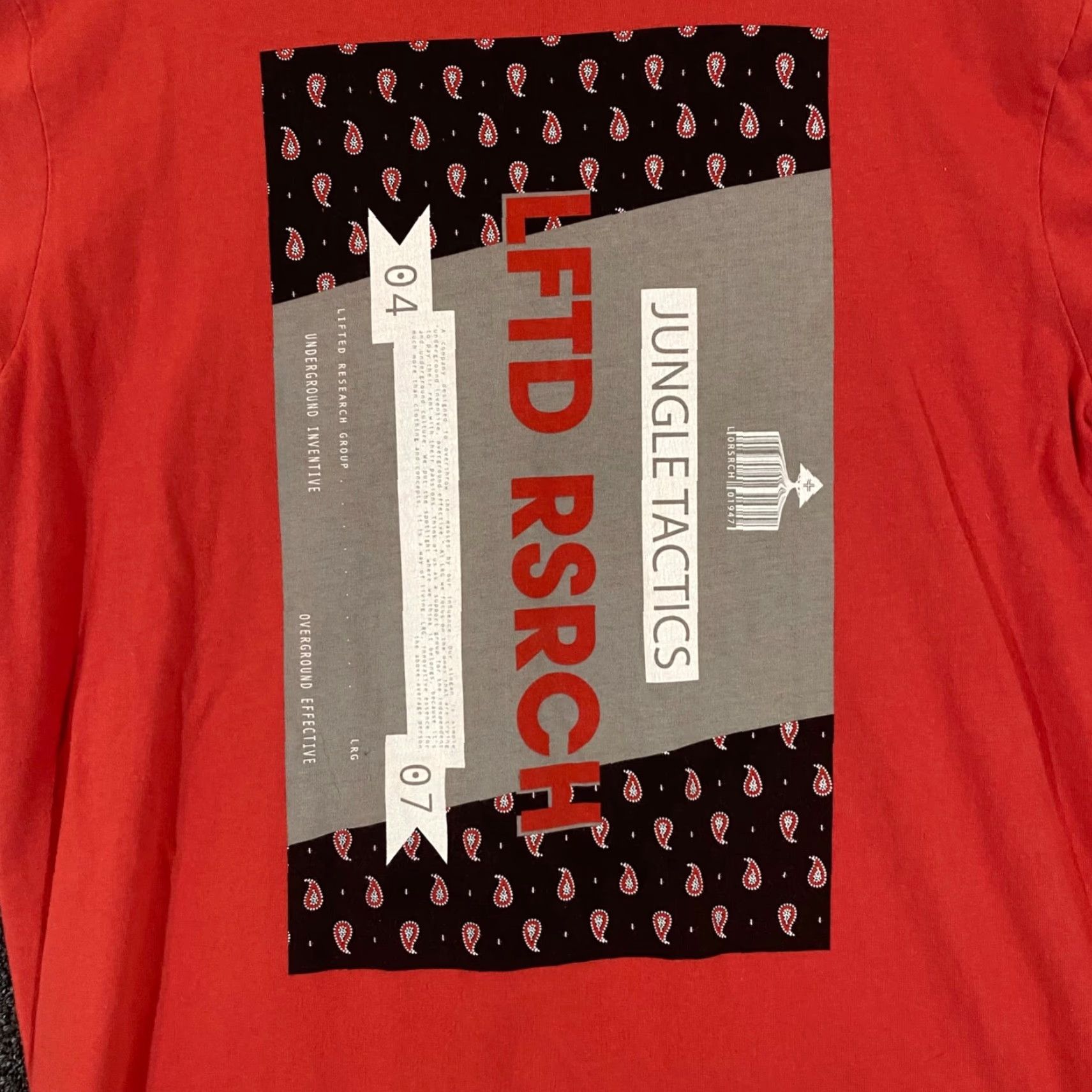 Vintage LRG Shirt Mens 2XL Red Jungle Tactics Tee Short Sleeve Nature Size US XXL / EU 58 / 5 - 2 Thumbnail