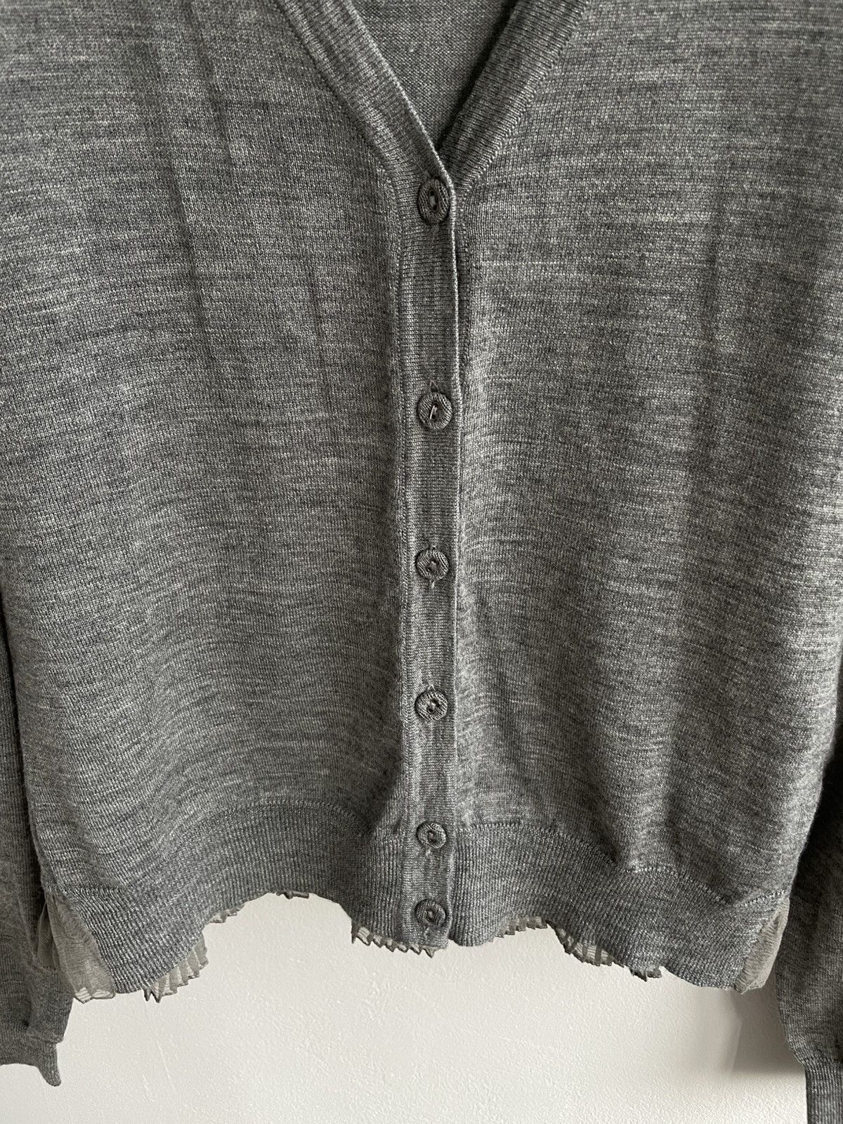 Burberry RARE Burberry Wool & Silk Brown Tags Cardigan Sweater Size M / US 6-8 / IT 42-44 - 4 Thumbnail