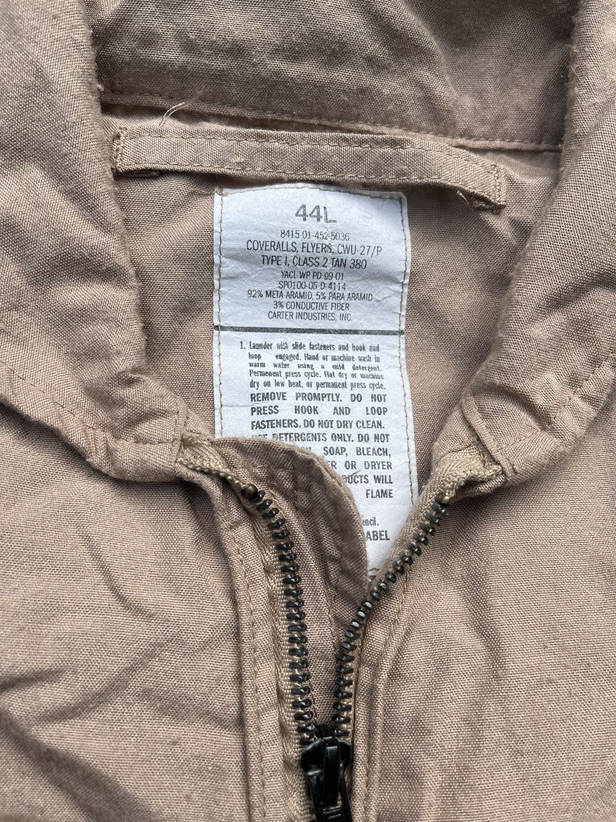 Vintage Vintage Military Flight Suit Size US 36 / EU 52 - 3 Thumbnail