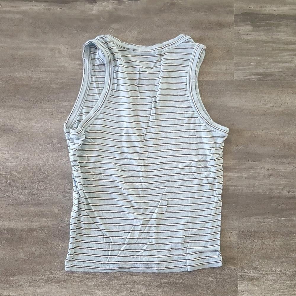 Designer Blue Sky Striped Melville Tank Size ONE SIZE - 2 Thumbnail