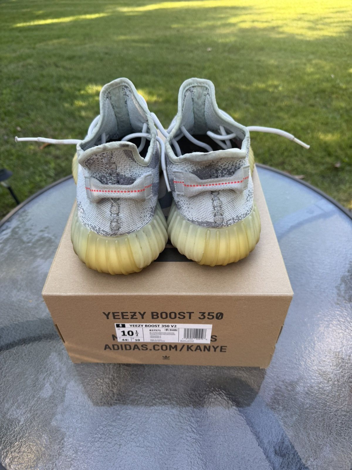 Adidas Adidas Yeezy Boost 350 V2 Blue Tint 2017 Size US 10.5 / EU 43-44 - 5 Thumbnail