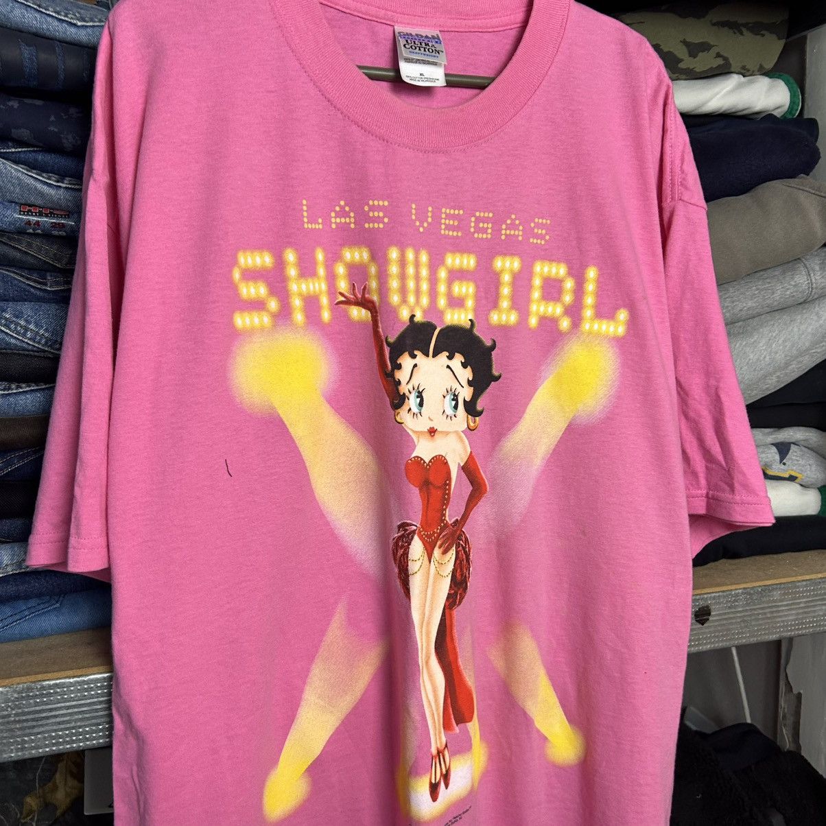 Cartoon Network Vintage Betty Boop 2001 Las Vegas big logo cartoon tee Size US XL / EU 56 / 4 - 2 Thumbnail
