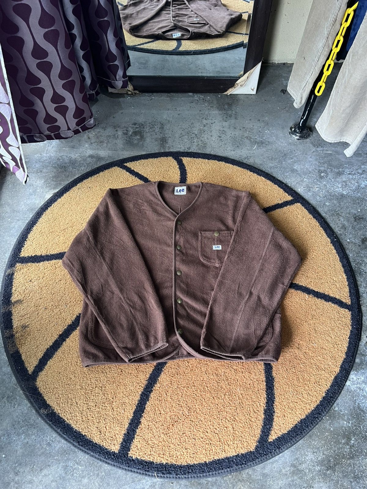 Lee 🔥Lee Union Made Cropped Button Fleece Jacket Size US S / EU 44-46 / 1 - 2 Thumbnail
