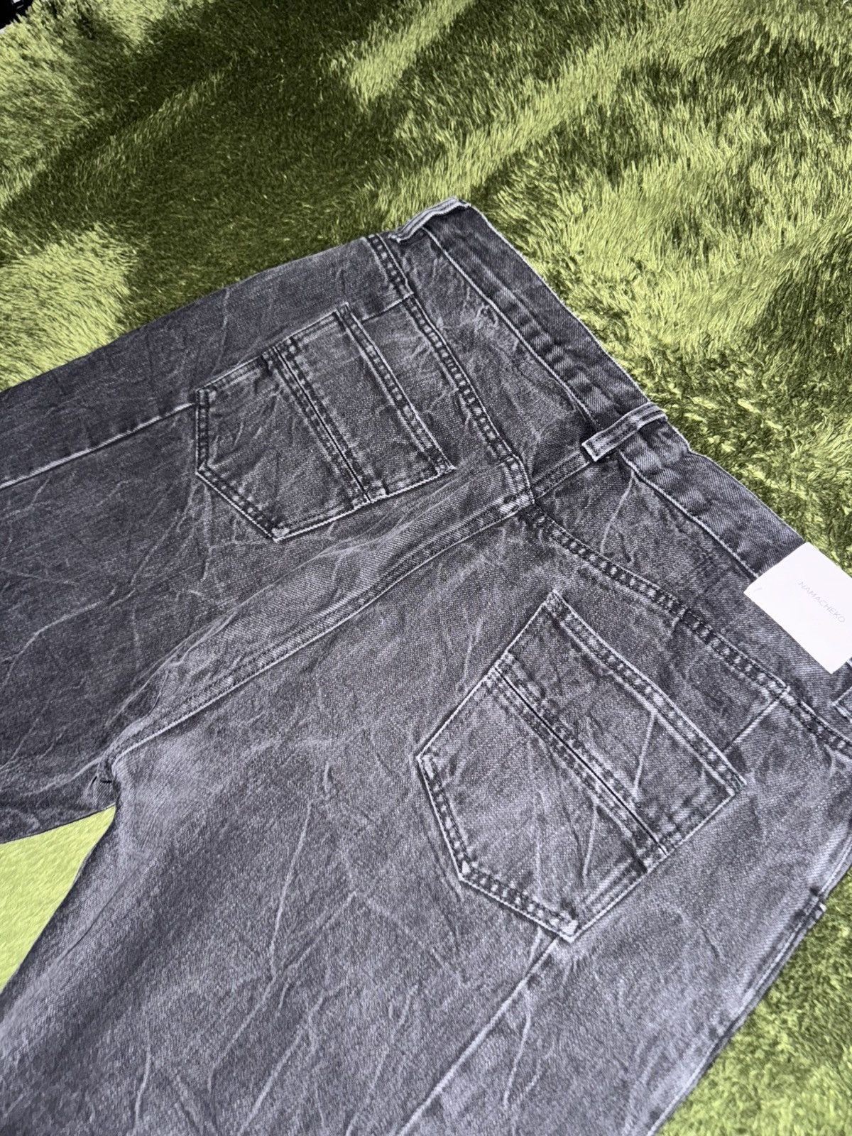 Namacheko [L] NAMECHEKO TIBIRA oversized Denim Pants Black Size US 38 / EU 54 - 10 Thumbnail