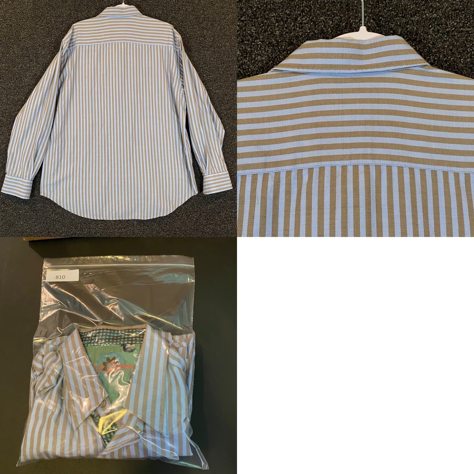 Robert Graham Robert Graham Shirt Mens XL Multicolor Striped Button-Up Outdoors L/S Size US XL / EU 56 / 4 - 8 Thumbnail