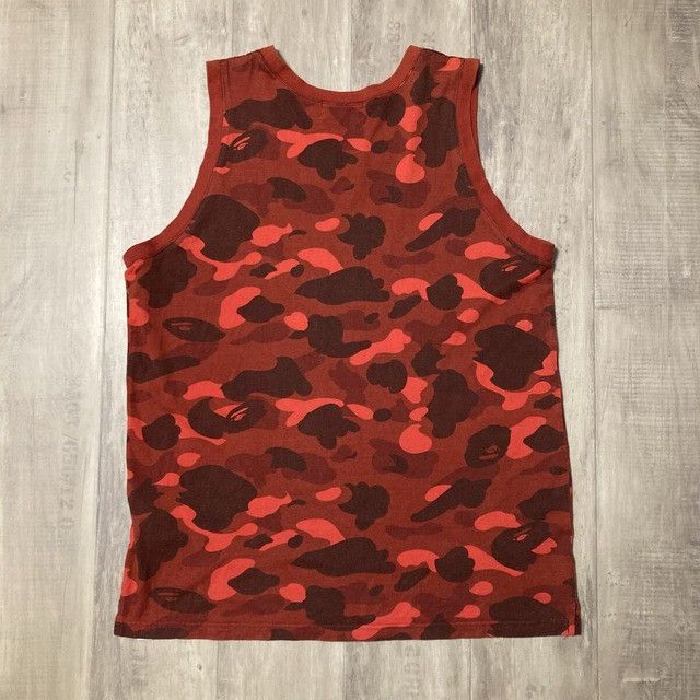 Bape BAPE RED CAMO College Logo Tank Top a bathing ape Size US L / EU 52-54 / 3 - 3 Thumbnail