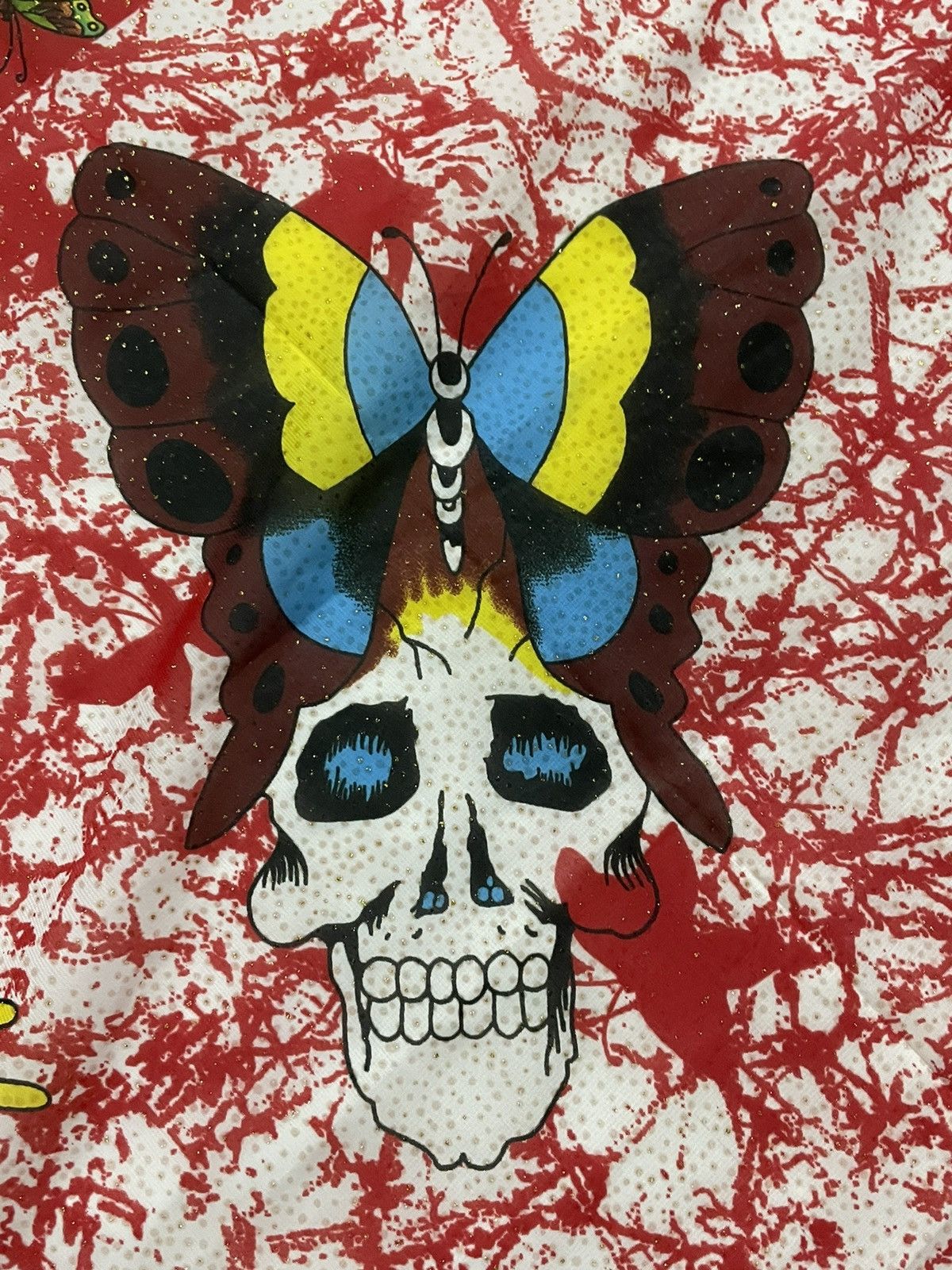Vintage Ed Hardy Silk Scarf