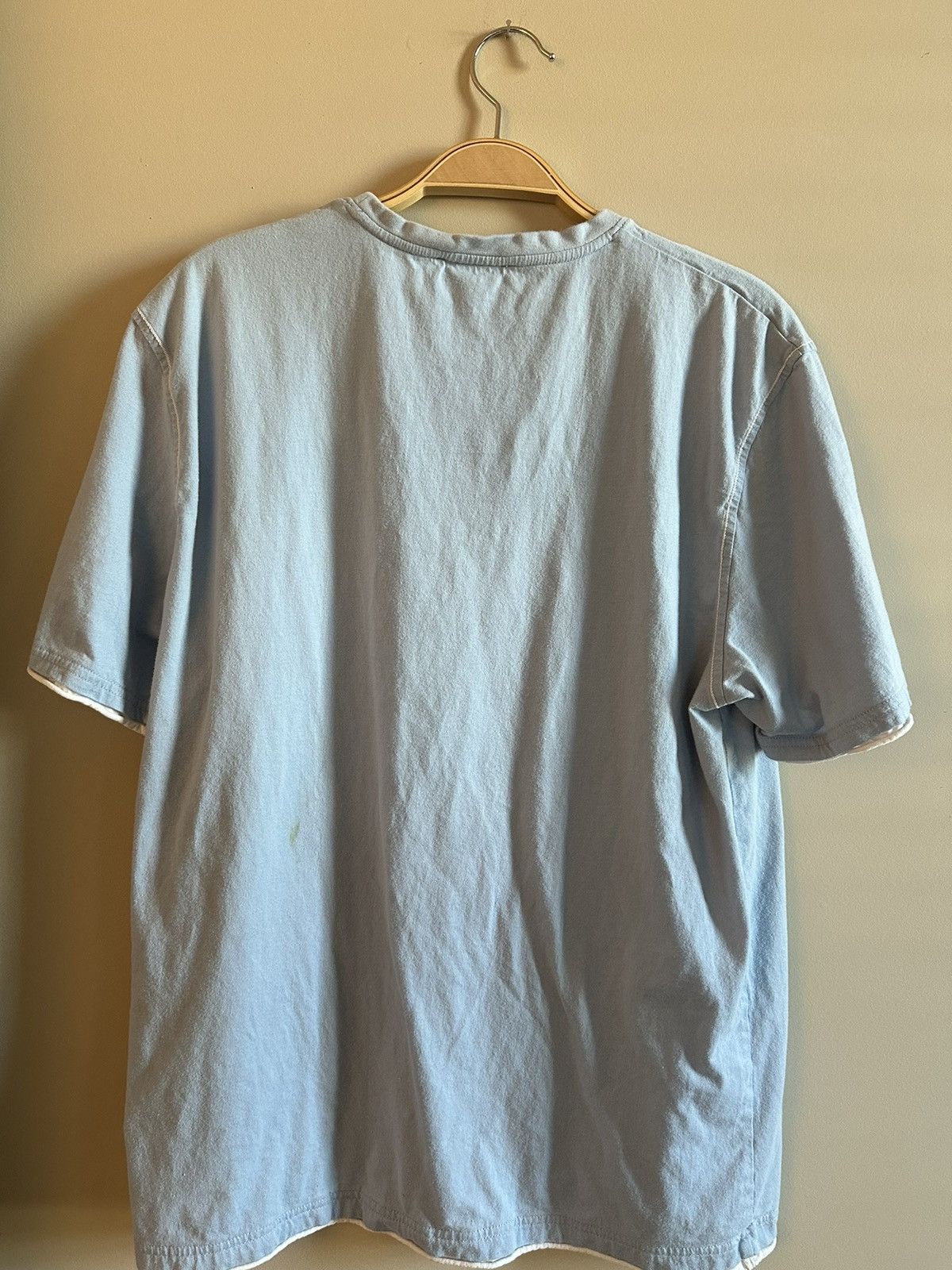Designer × Yves Saint Laurent Yves Saint Laurent Baby Blue Tee Size US XL / EU 56 / 4 - 3 Thumbnail