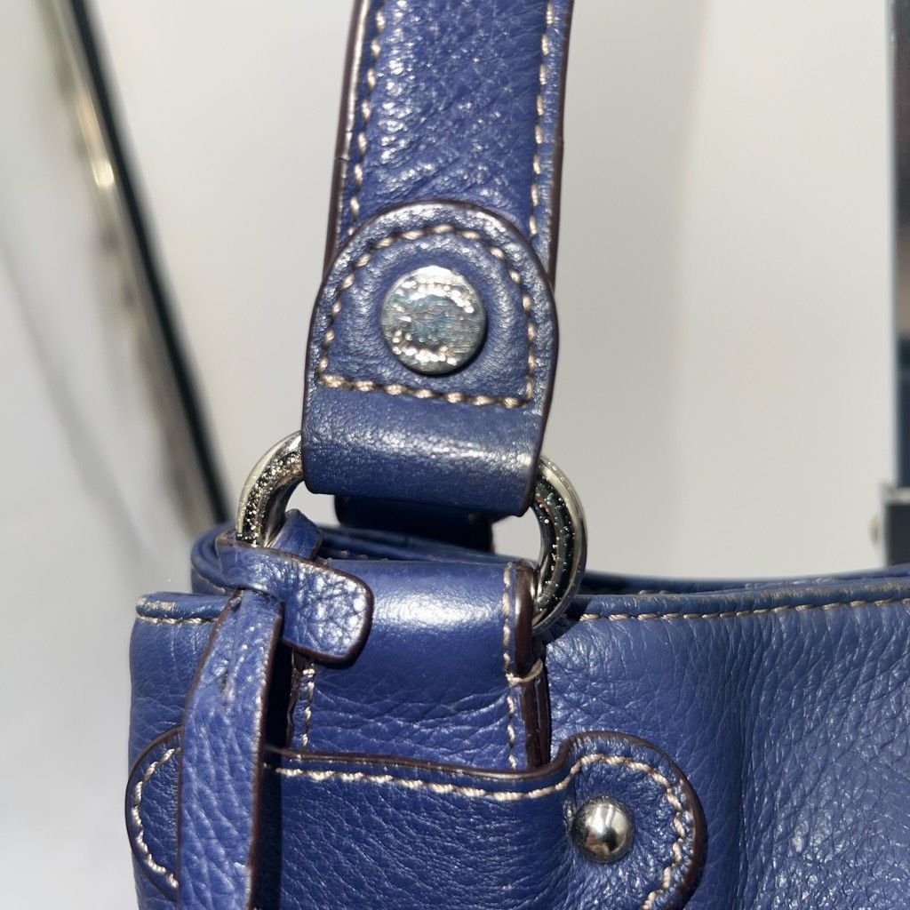 Other Tignanello Denim Blue Leather Three Shoulder Bag with Large Size ONE SIZE - 6 Thumbnail