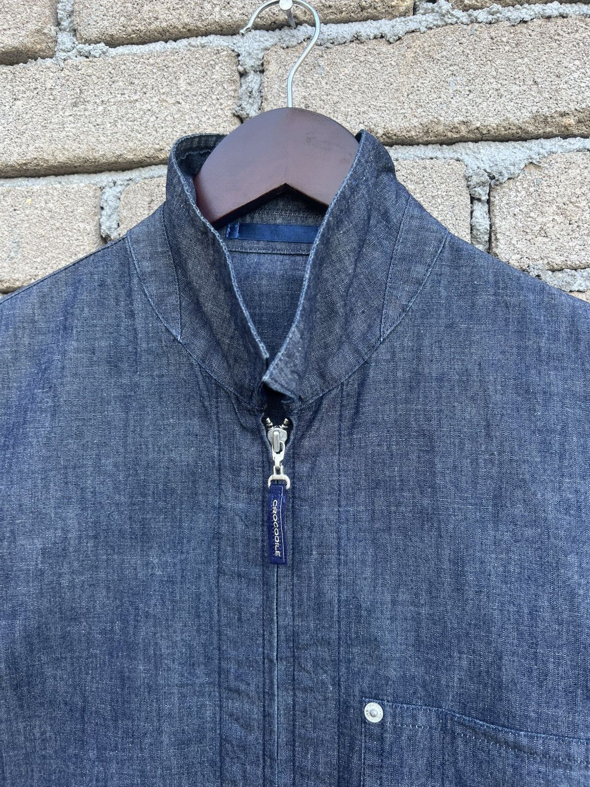 Japanese Brand Crocodile Zipper Jacket Casual Size US L / EU 52-54 / 3 - 6 Thumbnail