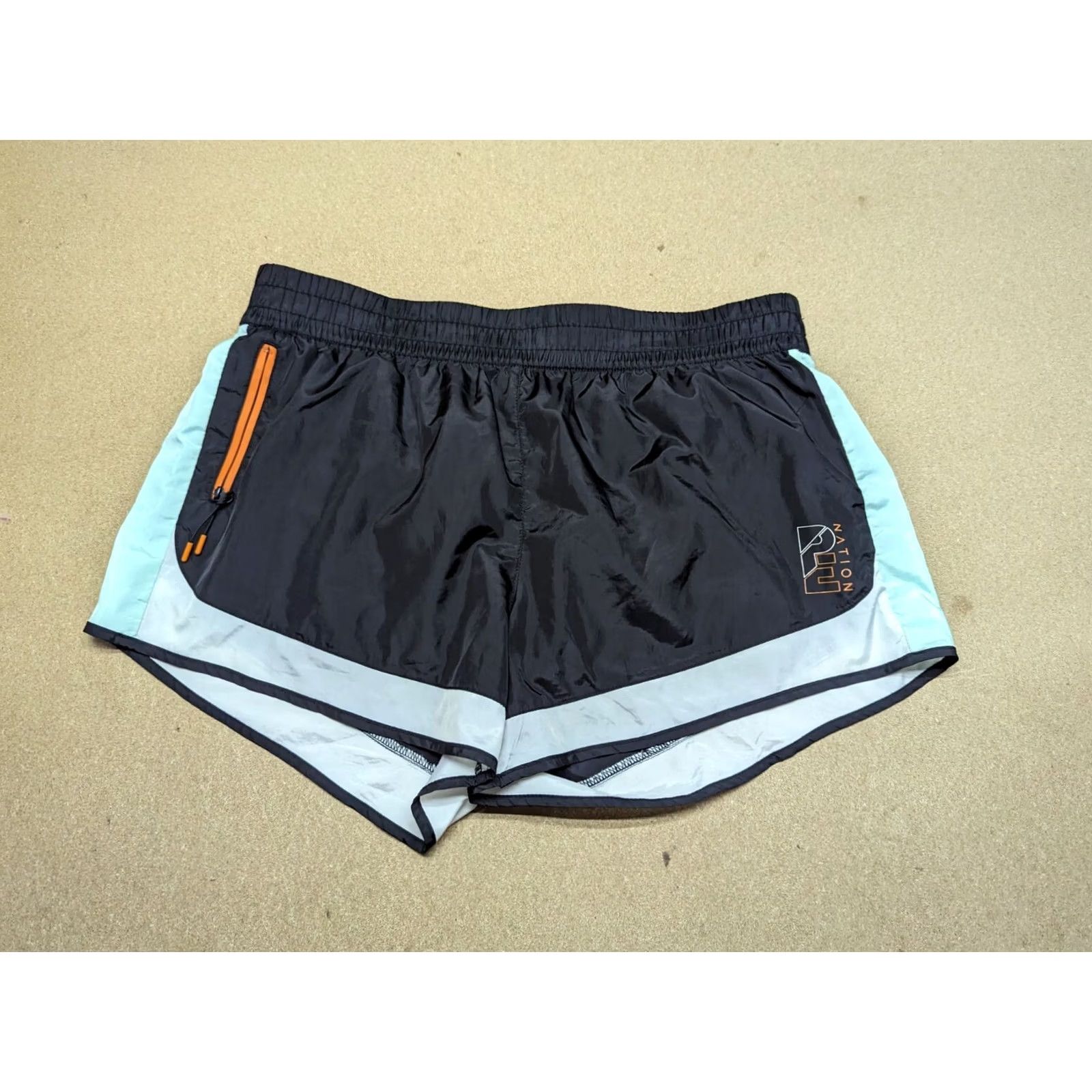 H&M PE Nation X H&M Women’s Shorts L Black Elastic Waist Gym Run Logo Sports Activewear Casual Athletic Compression Womens Short Size 36" / US 14 / IT 50 - 2 Thumbnail