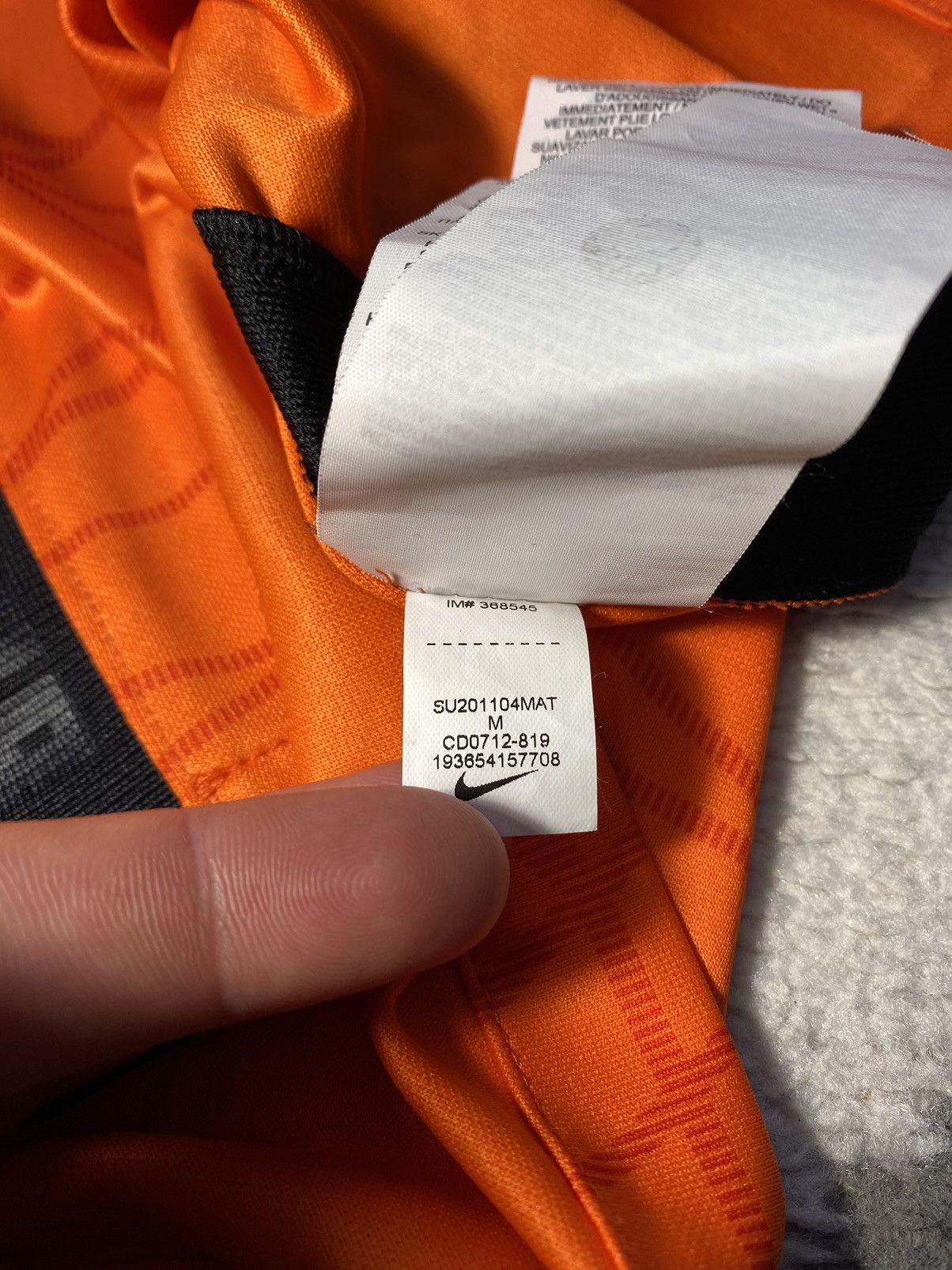 Nike 2020-22 Netherlands Nike soccer football jersey F. De Jong Size US M / EU 48-50 / 2 - 15 Thumbnail