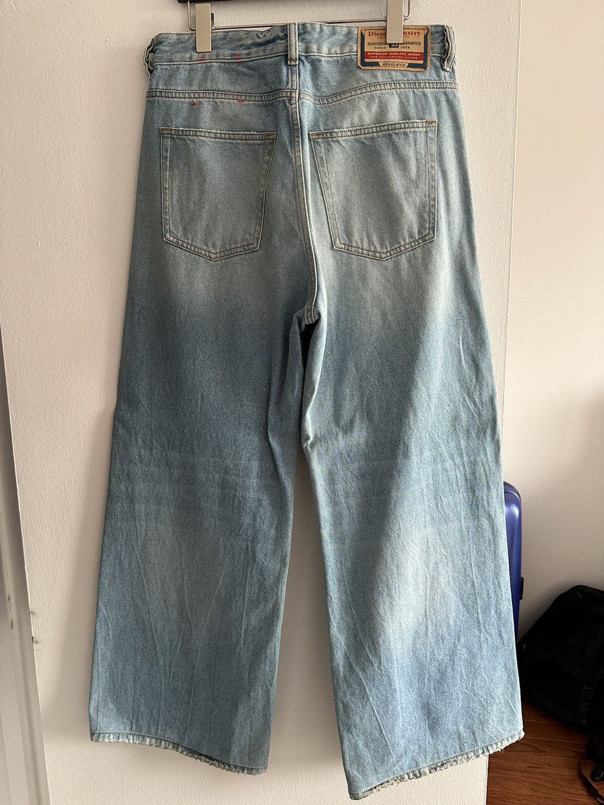 Diesel Diesel D Rise Light Wash Jeans Size US 29 - 3 Thumbnail