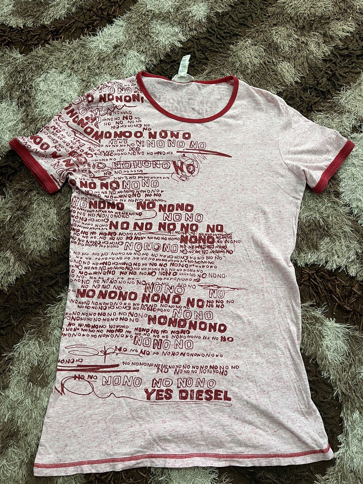 Diesel × Vintage VINTAGE DIESEL NO NO NO SPELLOUT VERY RARE Size M / US 6-8 / IT 42-44 - 1 Thumbnail