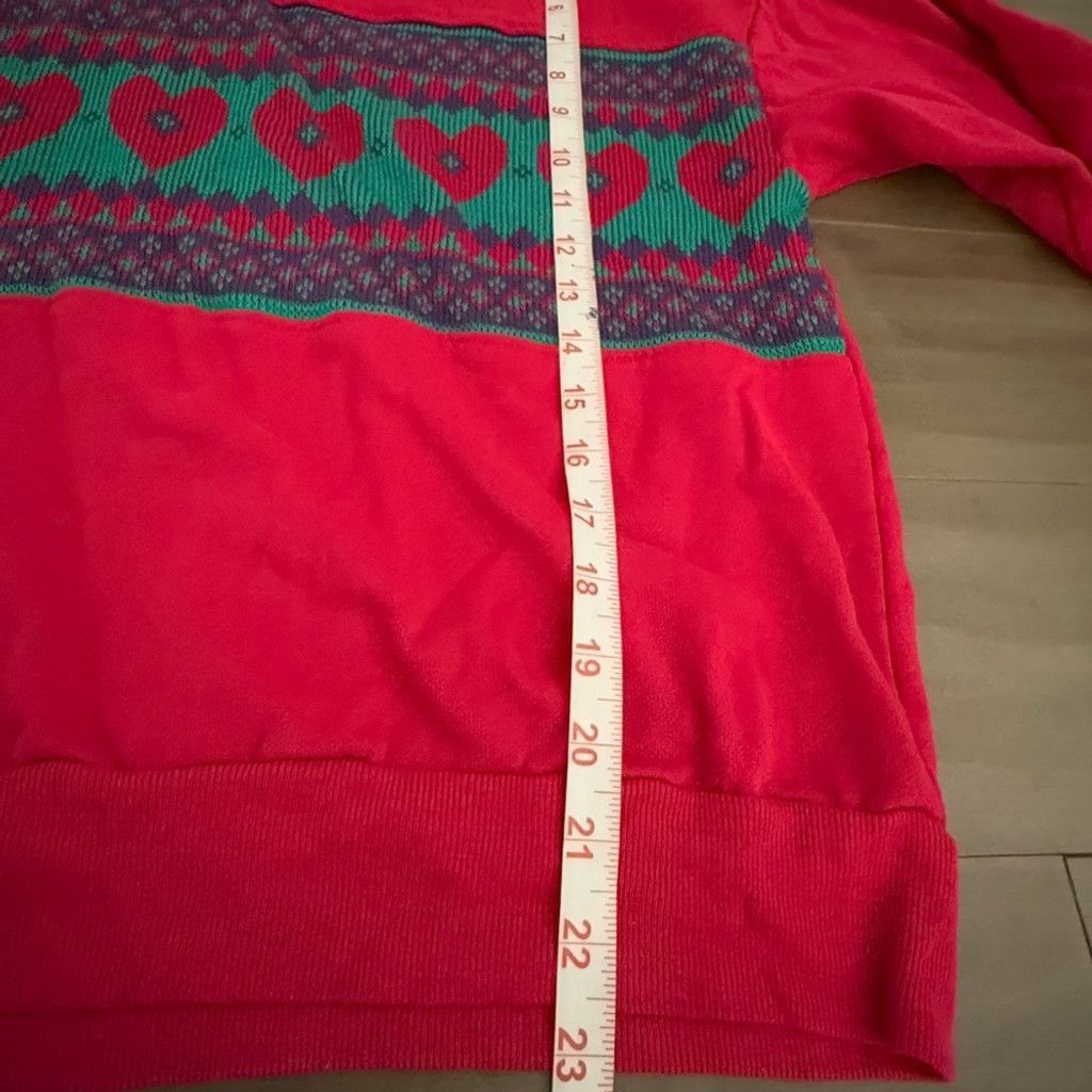Other Nucleus vintage ladies hearts sweater large 80s Size L / US 10 / IT 46 - 9 Thumbnail