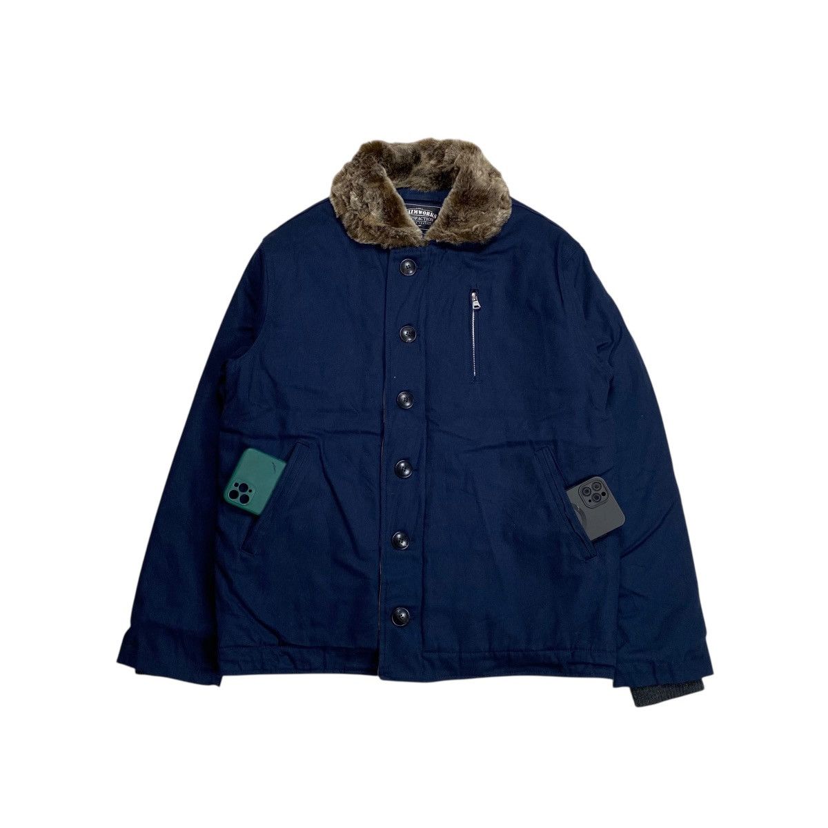 Mister Freedom FrizmWorks N-1 Deck Military Fur Jacket Size US M / EU 48-50 / 2 - 2 Thumbnail