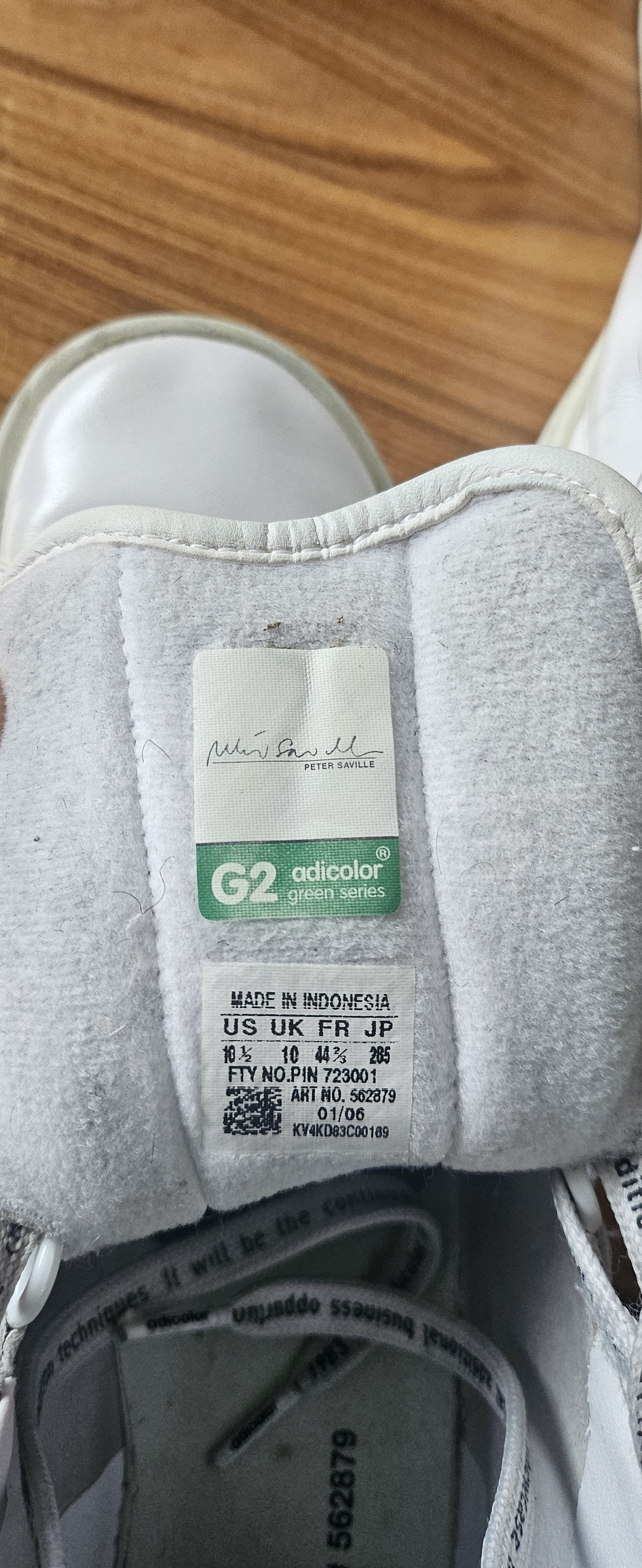 Adidas Adidas Adicolor G2 Hi x Peter Saville Size US 10.5 / EU 43-44 - 3 Thumbnail