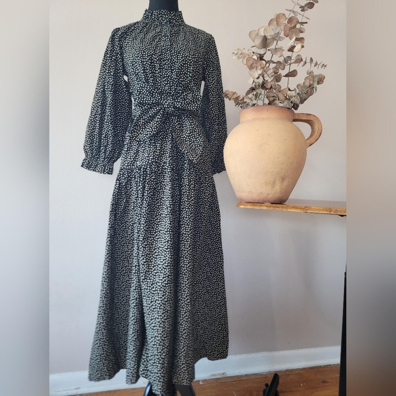 The Great China Wall The Great. Black & White Print Cotton Dress Cottage Sz 1 Size S / US 4 / IT 40 - 1 Thumbnail