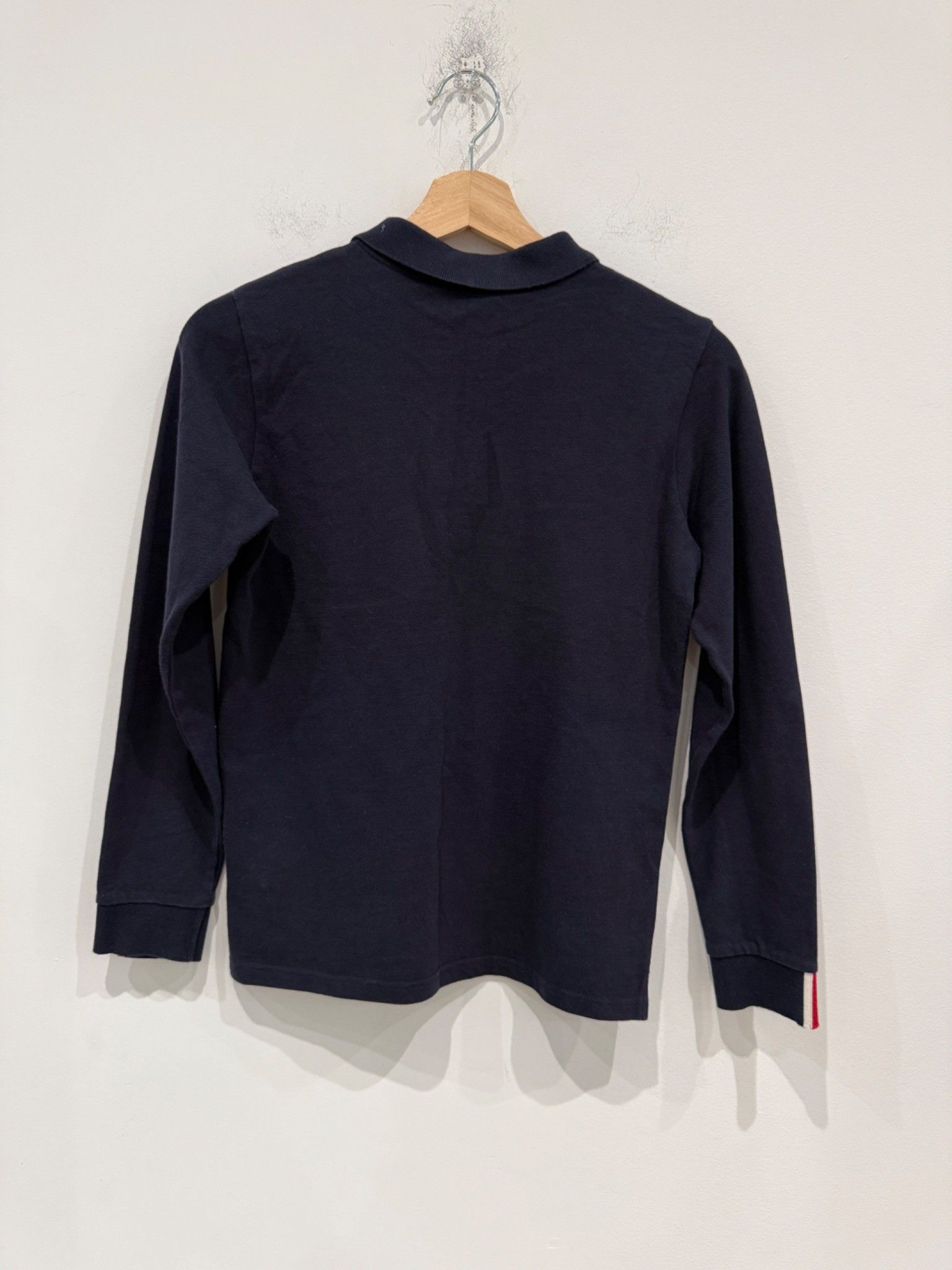 Moncler Moncler Navy Long Sleeve Polo Size US S / EU 44-46 / 1 - 4 Thumbnail