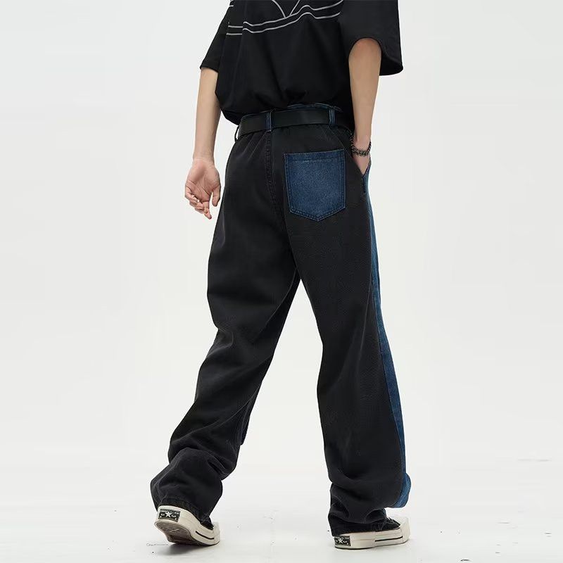Patchwork Baggy Jeans