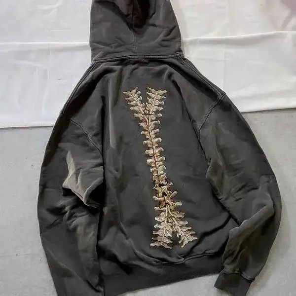 VIBE Punk Zip Up Hoodie Gothic Style Skeleton Jackets Size US M / EU 48-50 / 2 - 8 Thumbnail