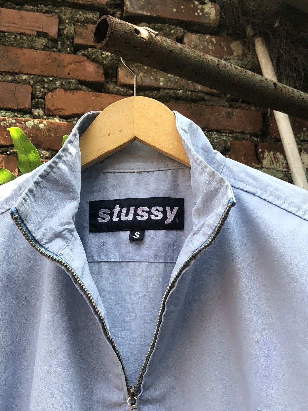 Stussy × Vintage Work jacket stussy 90s baby blue Size US L / EU 52-54 / 3 - 2 Thumbnail